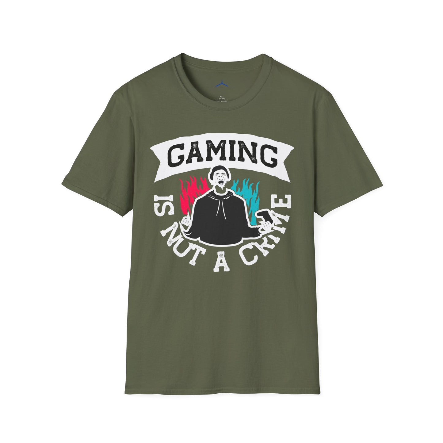 Gaming is not a Crime Gamer Tee
