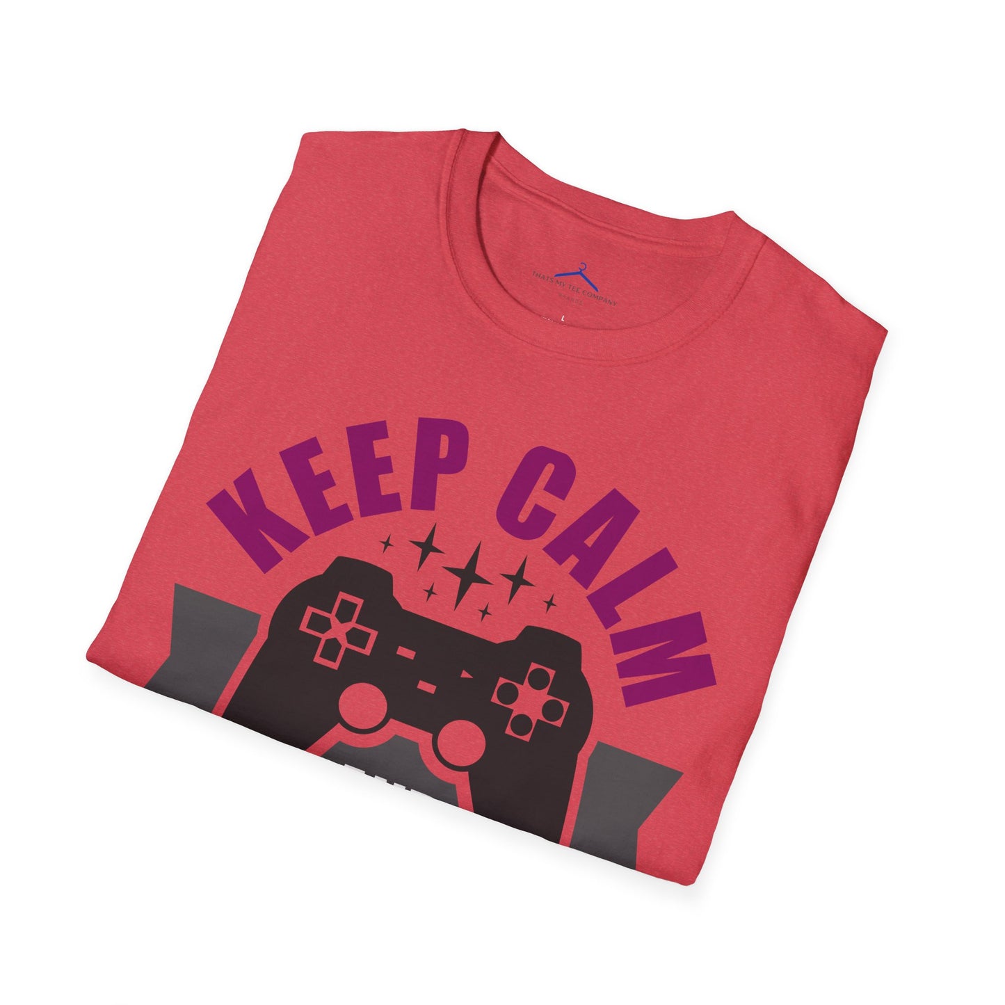 Keep Calm and Game On Gamer Tee