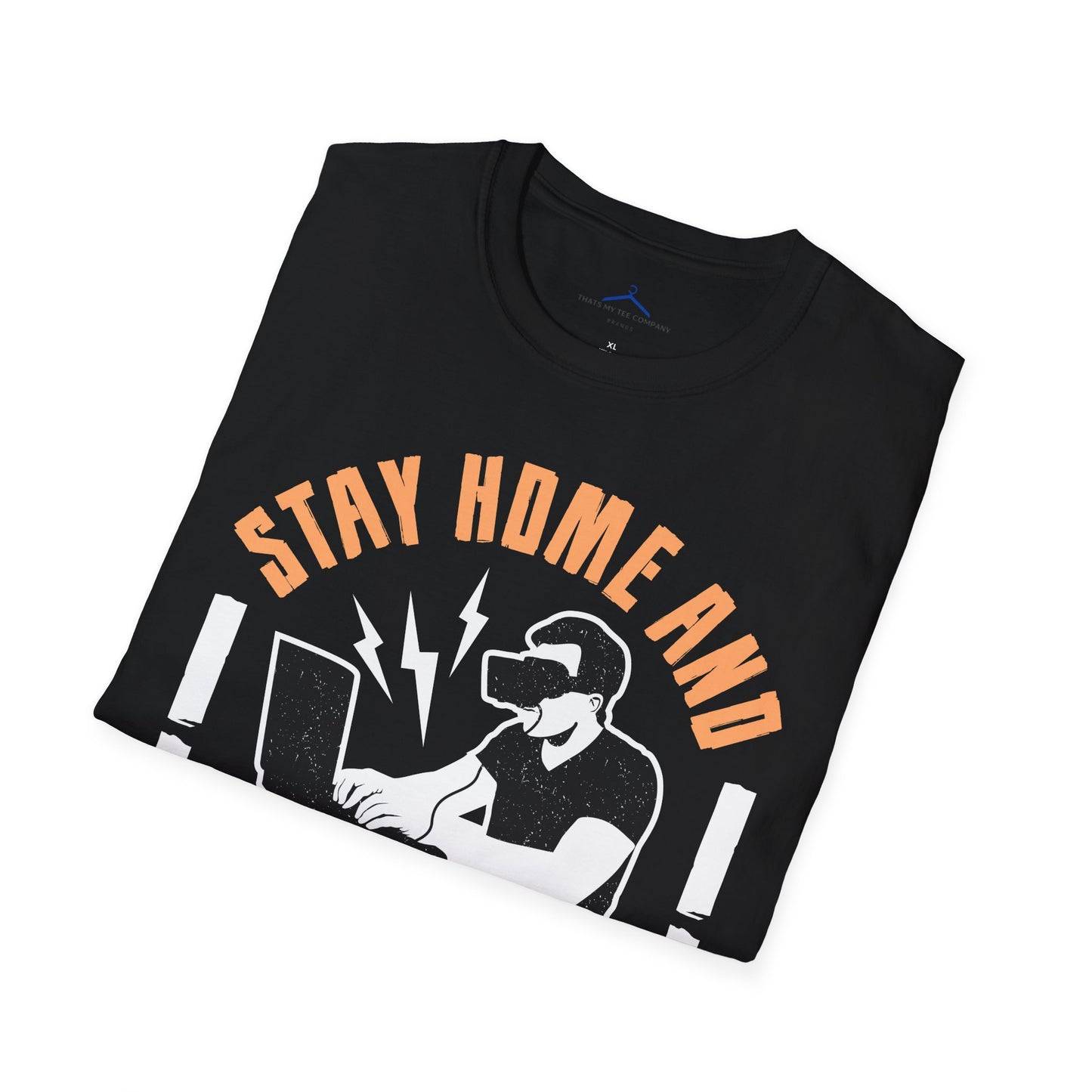 Stay Home and Play Gamer Tee