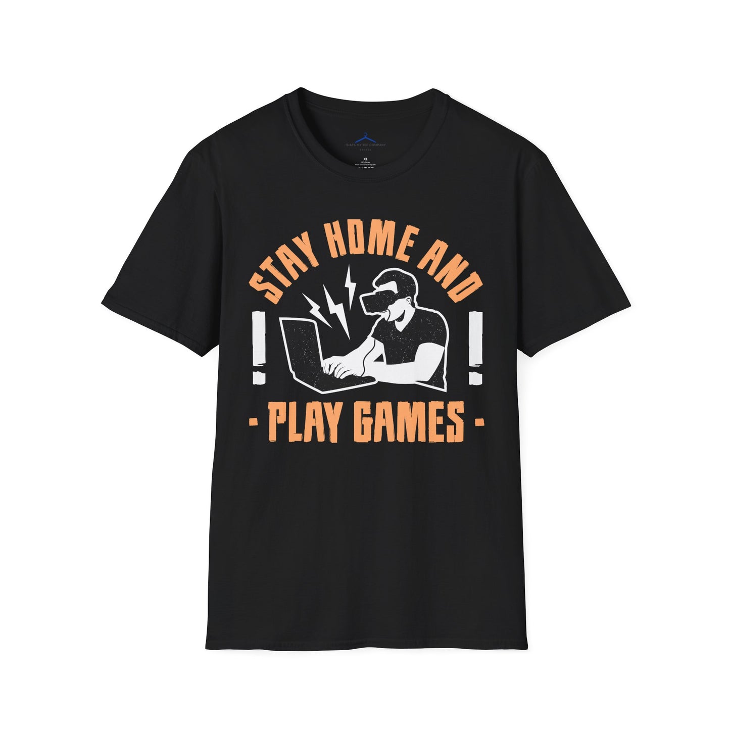 Stay Home and Play Gamer Tee