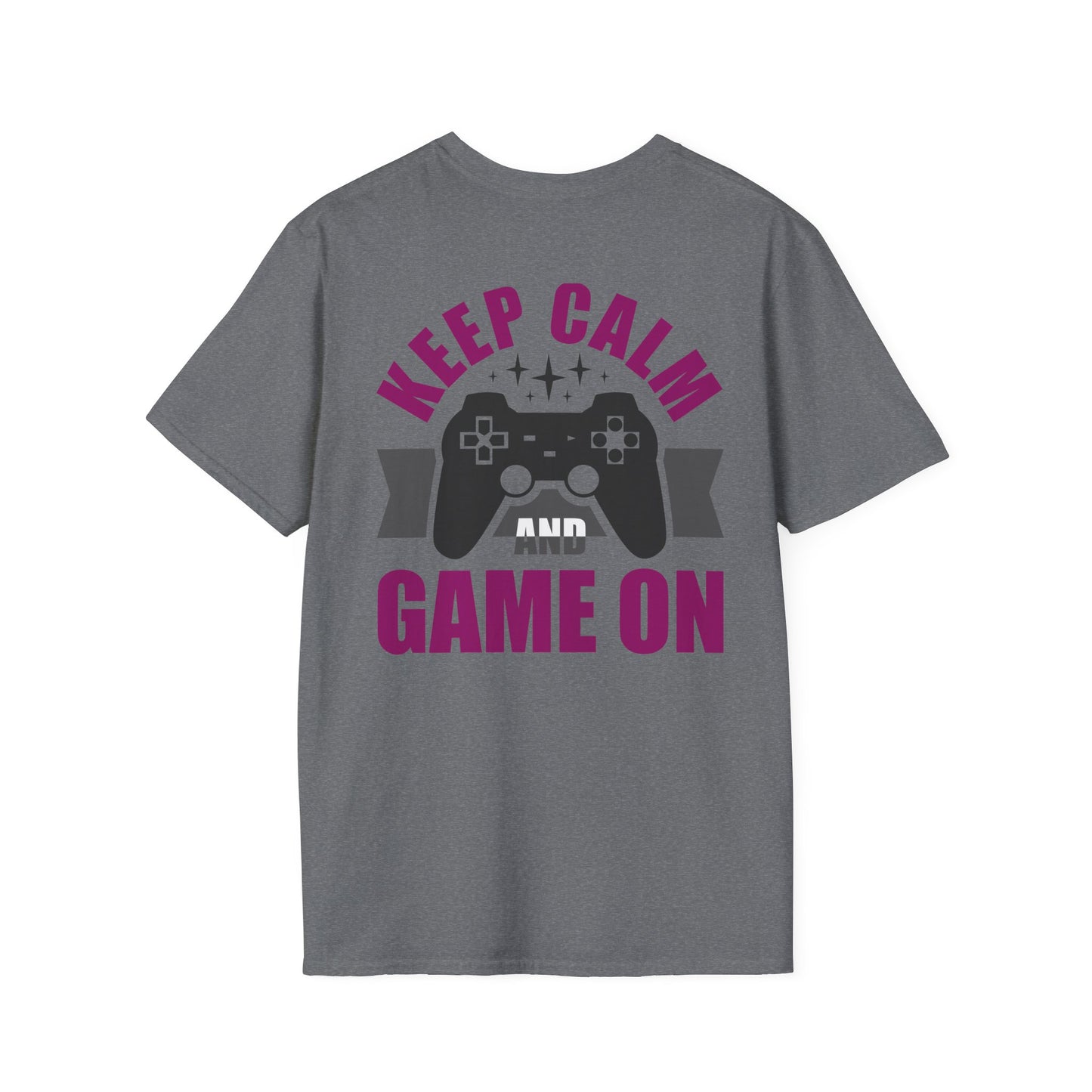 Keep Calm and Game On Gamer Tee