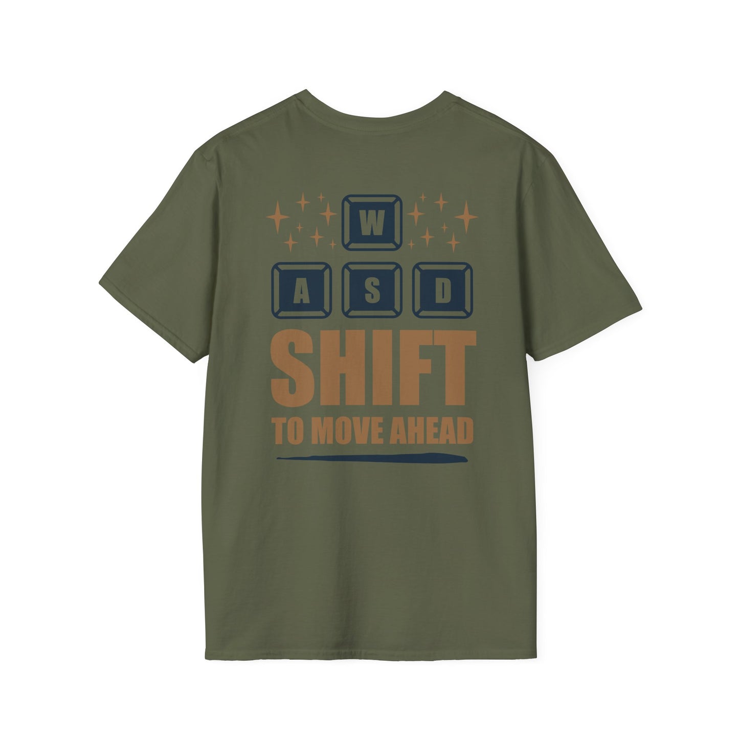 Shift to Move Ahead Gamer Tee
