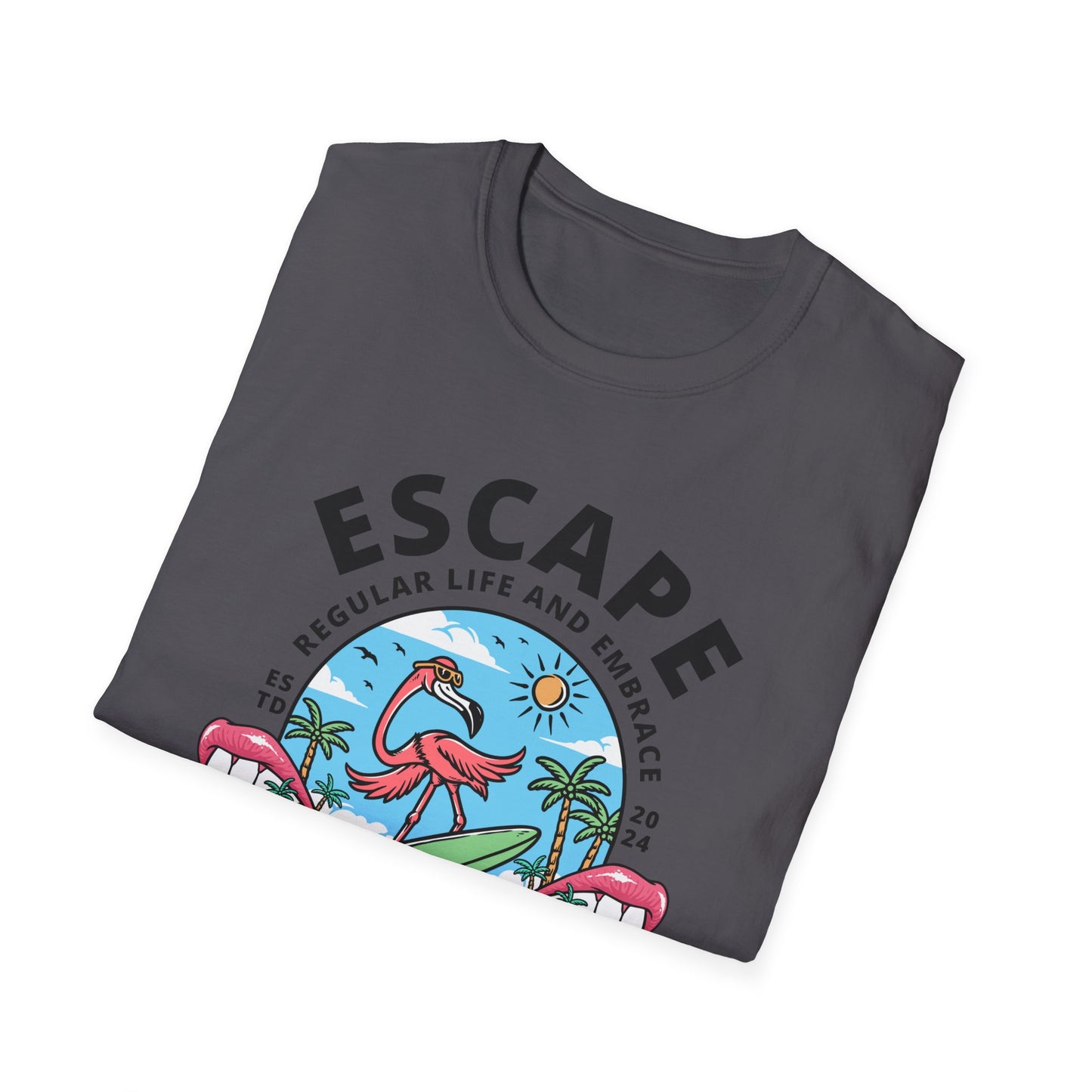 Escape To Paradise - Travel Adventure Graphic Tee
