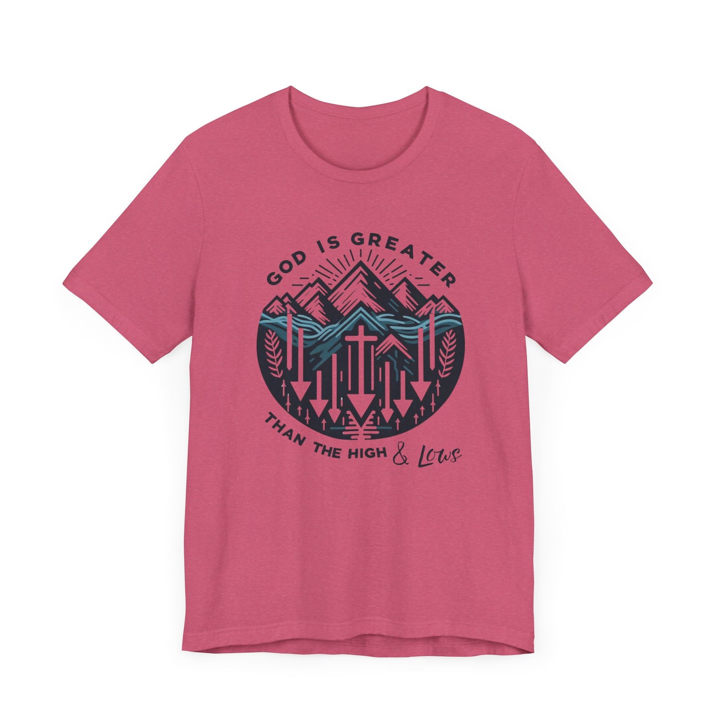 Christian Themed T-Shirt - God Is Greater