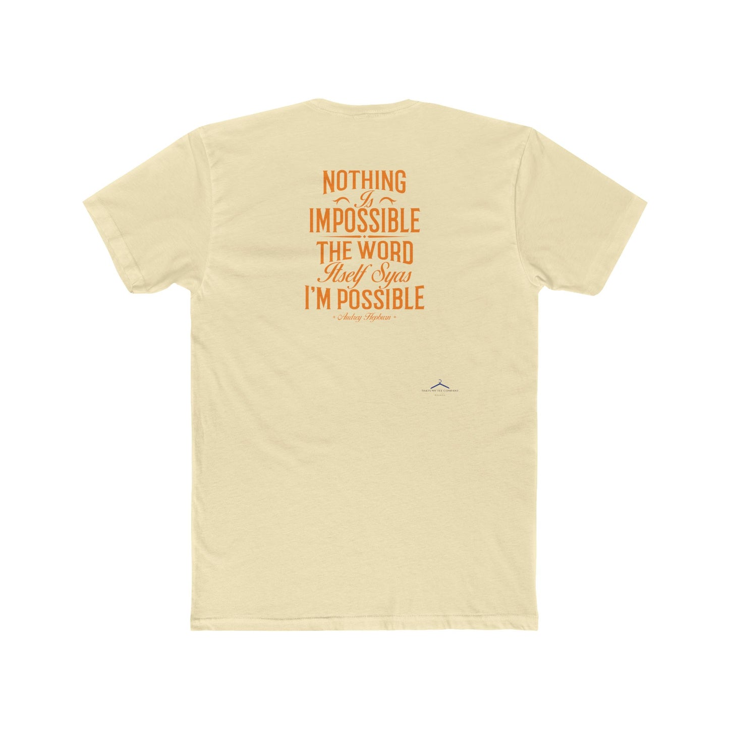 Audrey Hepburn Quoted Word Tee