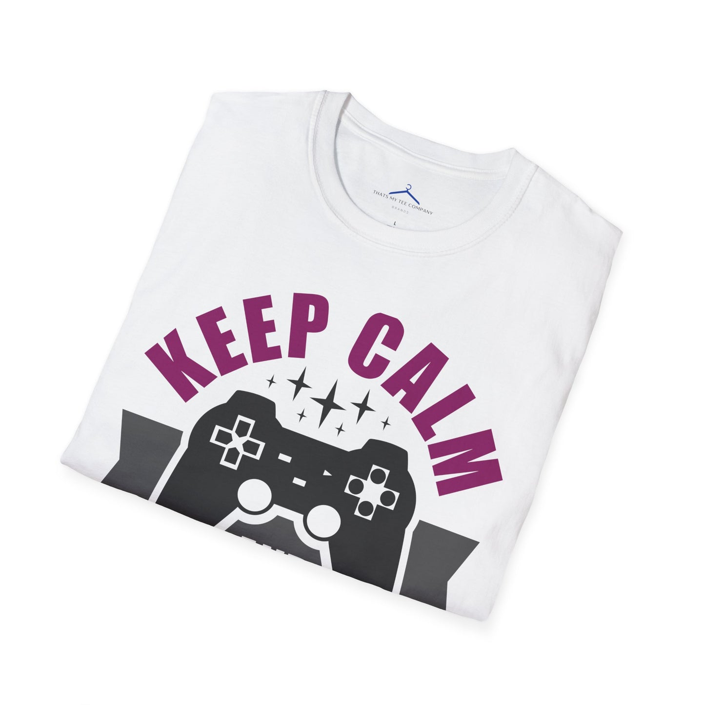 Keep Calm and Game On Gamer Tee