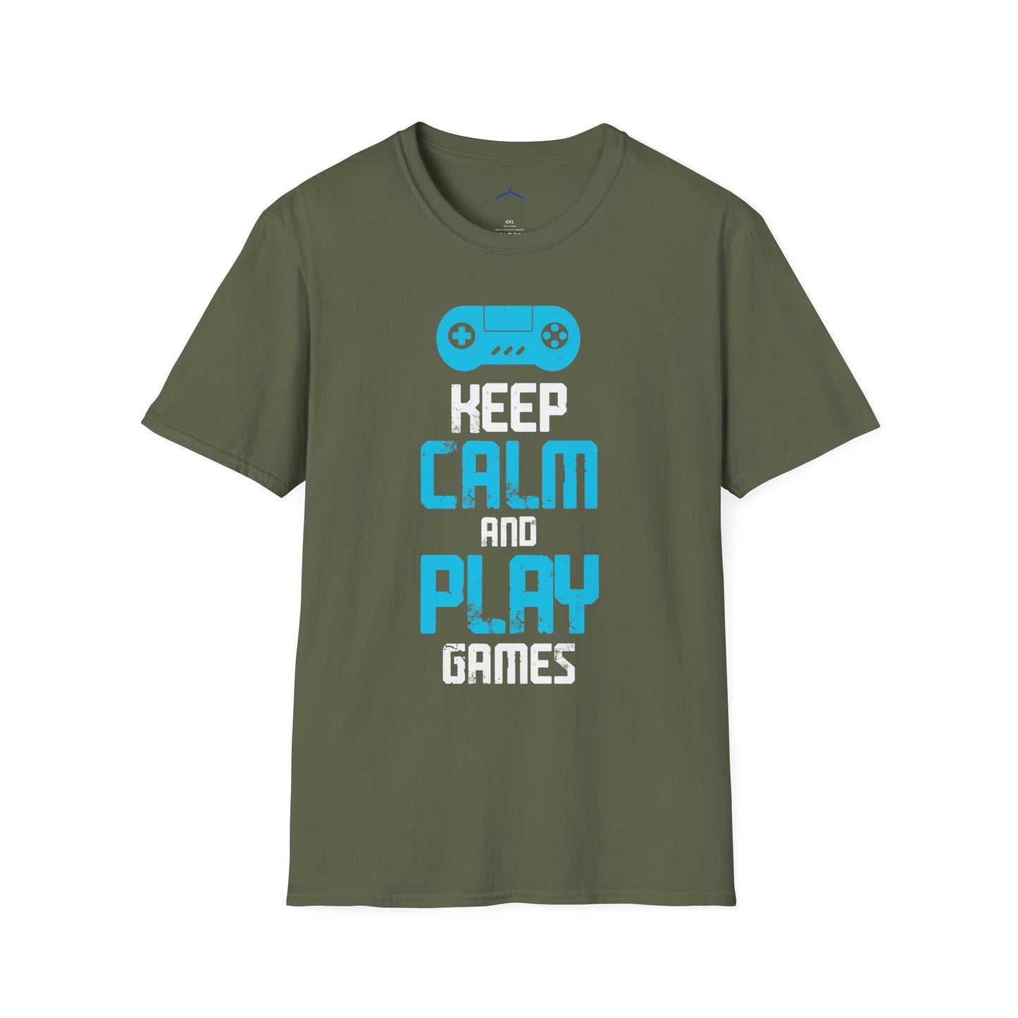 Keep Calm and Play Gamer Tee