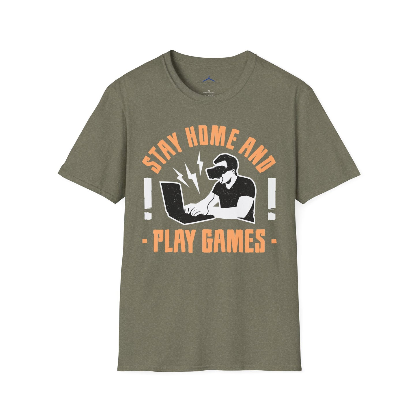 Stay Home and Play Gamer Tee