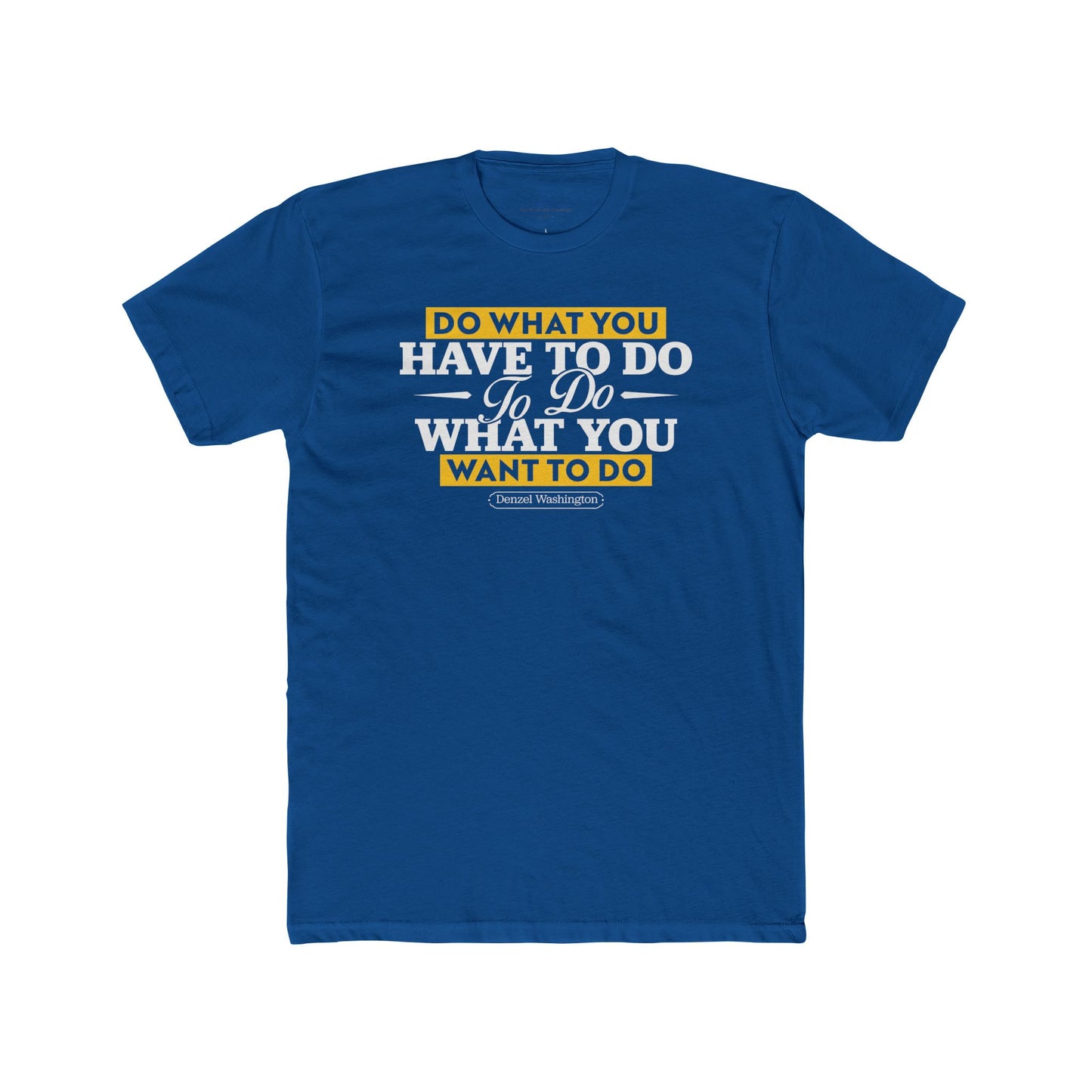 Denzel Washington Quoted Word Tee