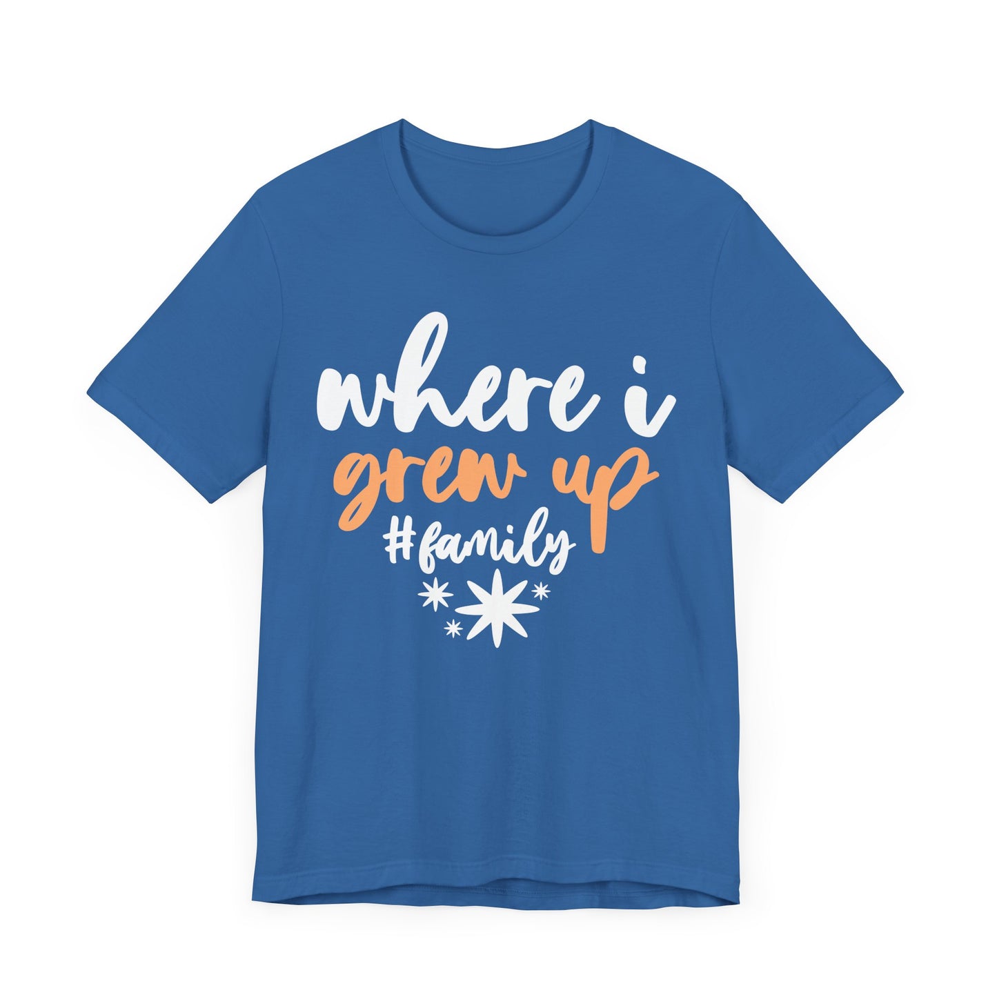 Where I Grew Up Family Tee