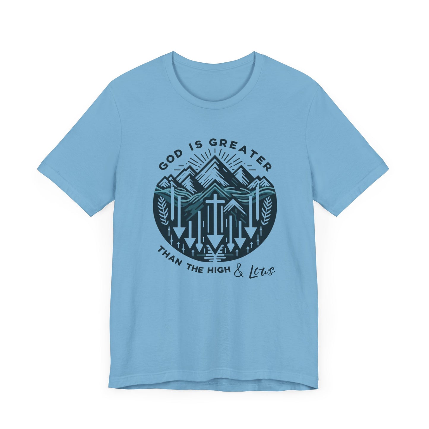 Christian Themed T-Shirt - God Is Greater