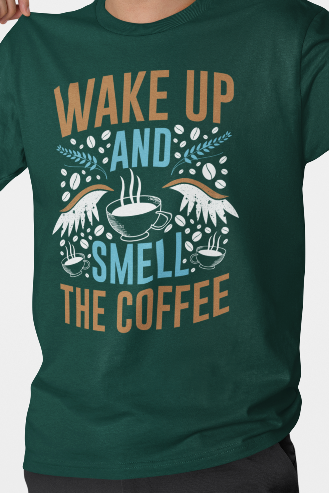Wake up and Smell the Coffee - Coffee Tee