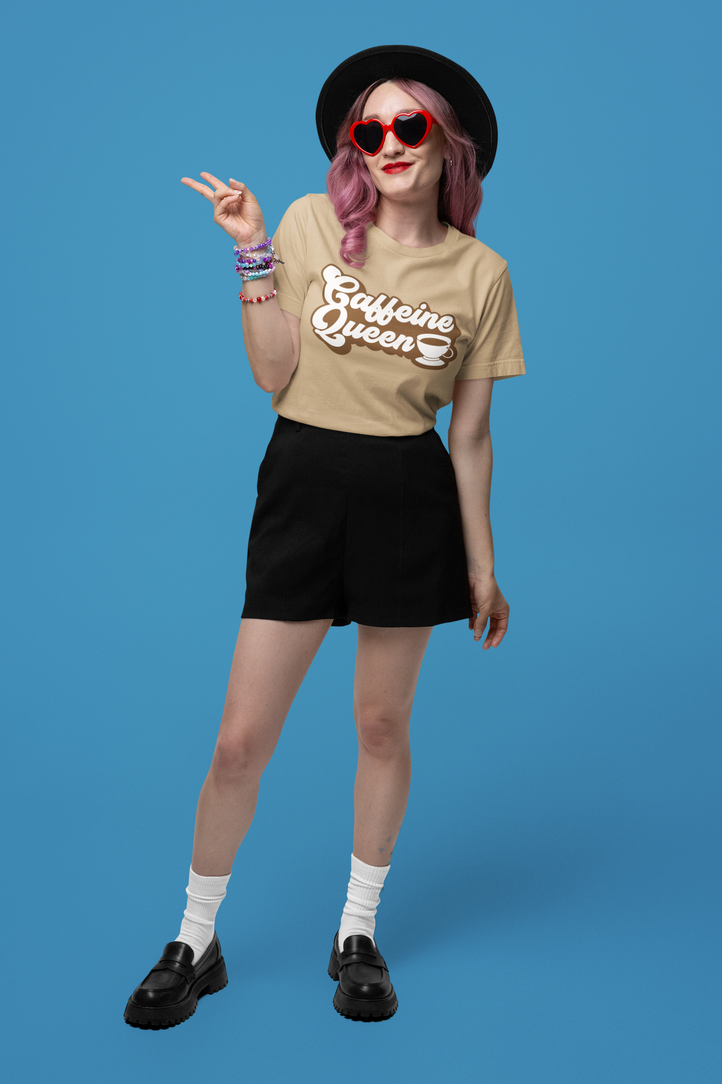 Caffeine Queen - Coffee Tee