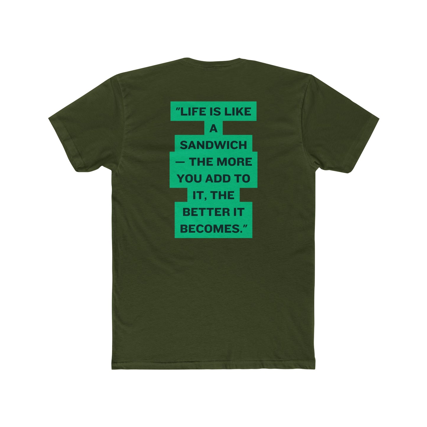 Funny Tees - Life Like A Sandwich