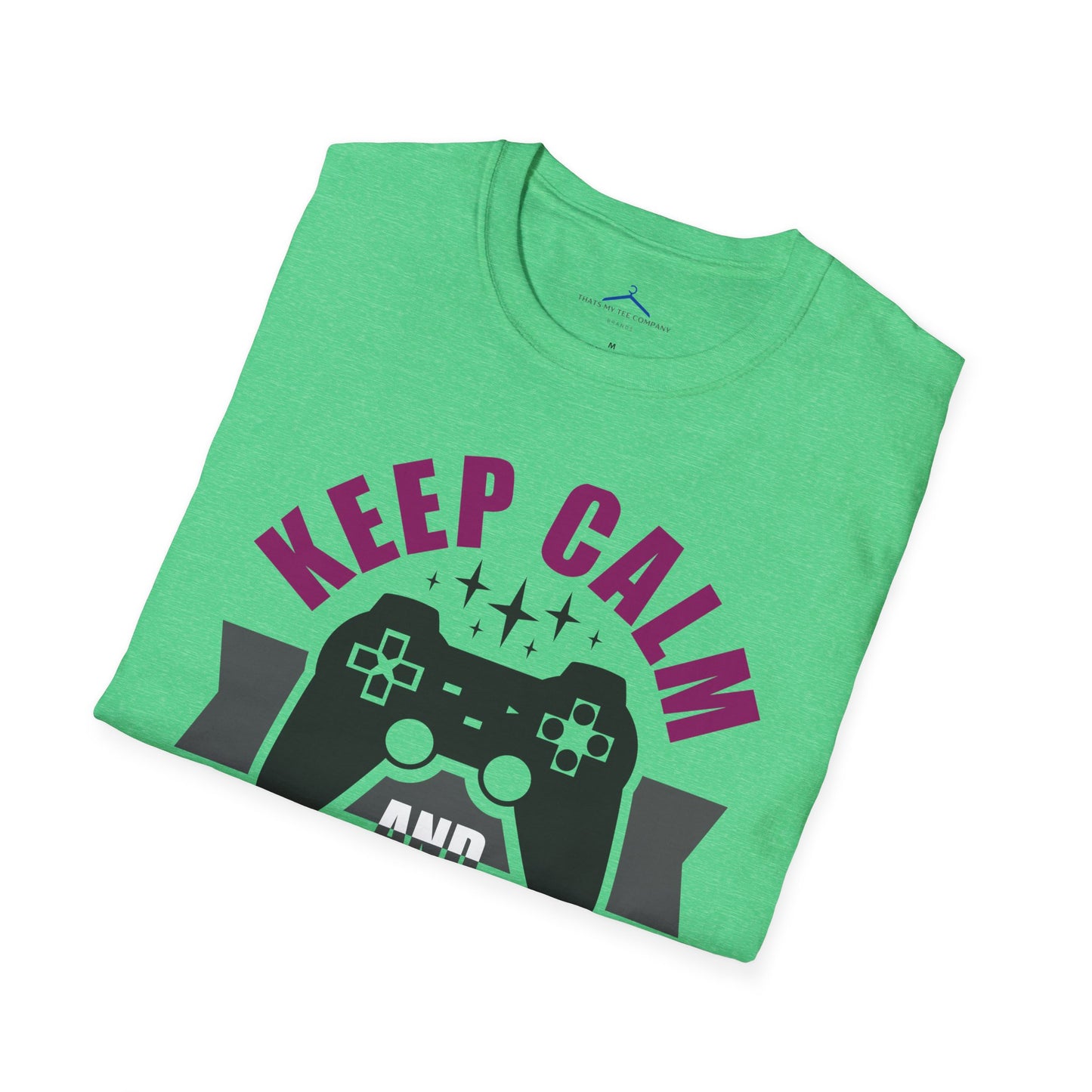 Keep Calm and Game On Gamer Tee