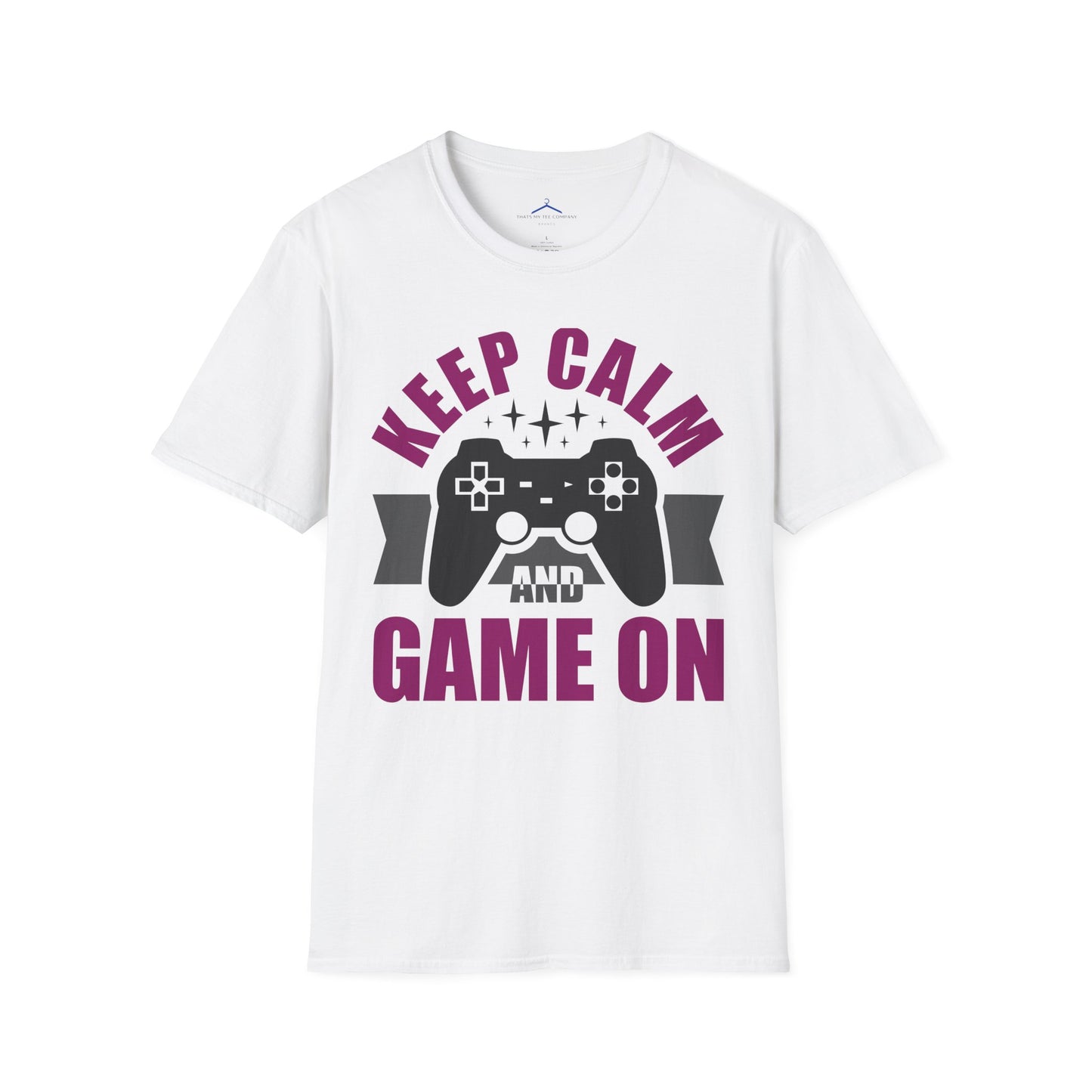 Keep Calm and Game On Gamer Tee
