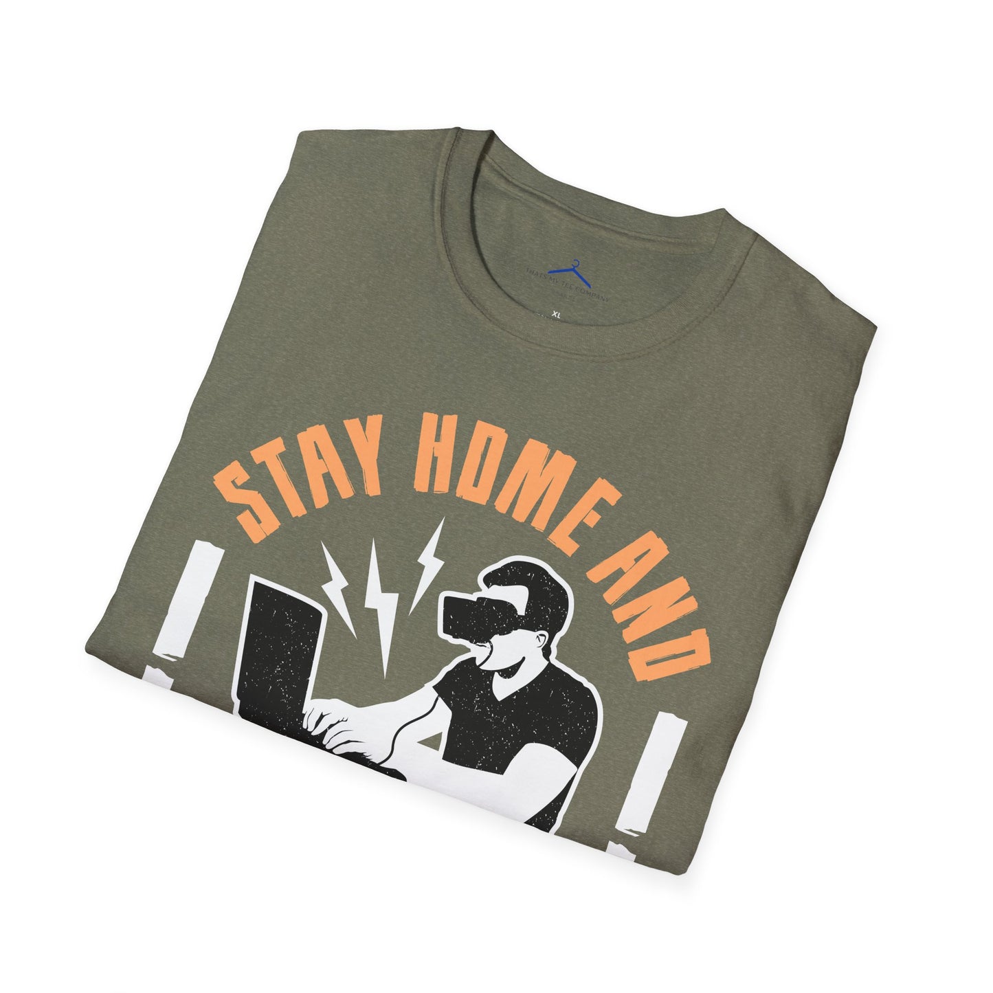 Stay Home and Play Gamer Tee