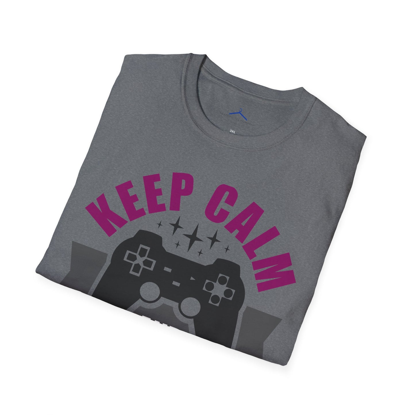 Keep Calm and Game On Gamer Tee