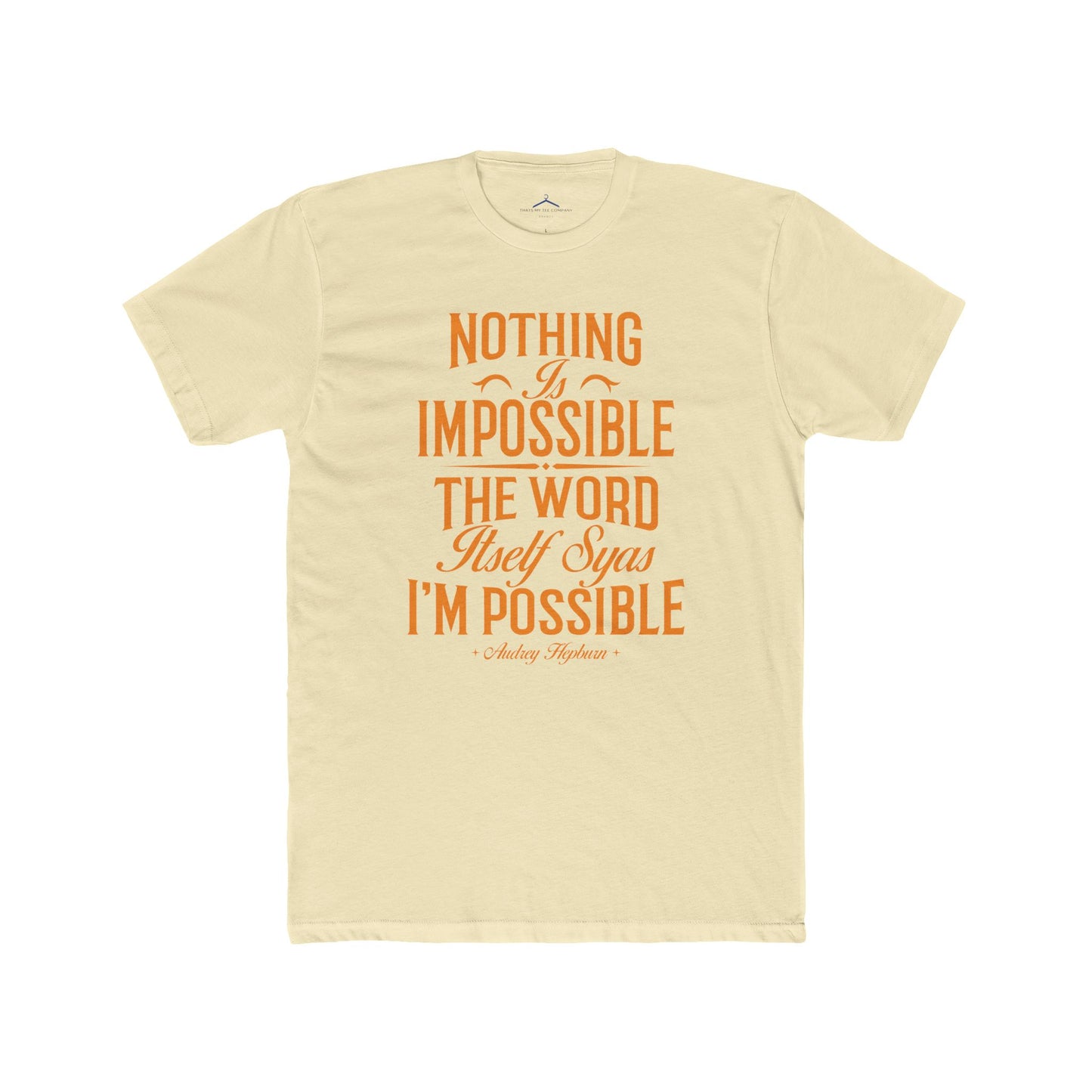 Audrey Hepburn Quoted Word Tee