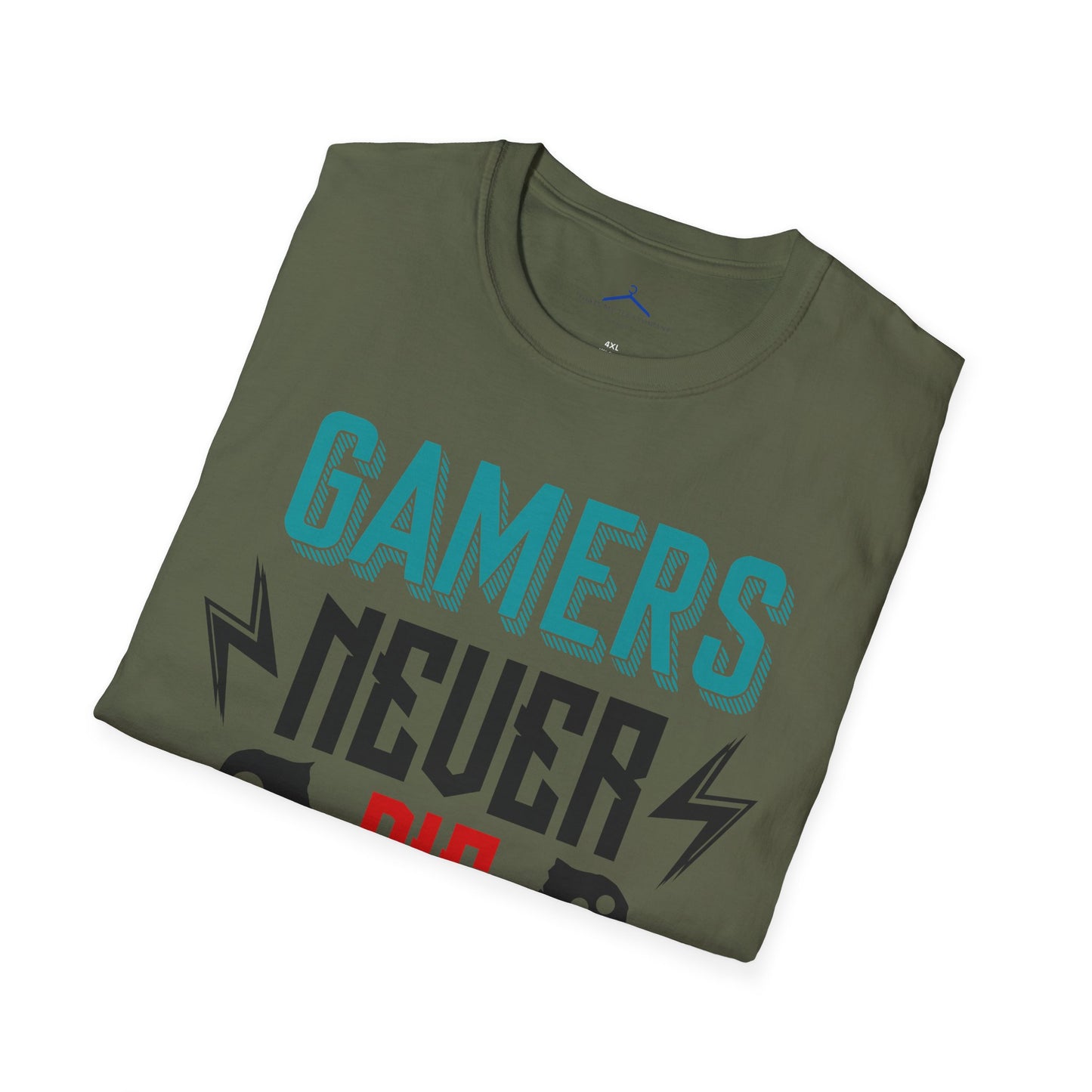 Gamers Never Die Gamer Tee