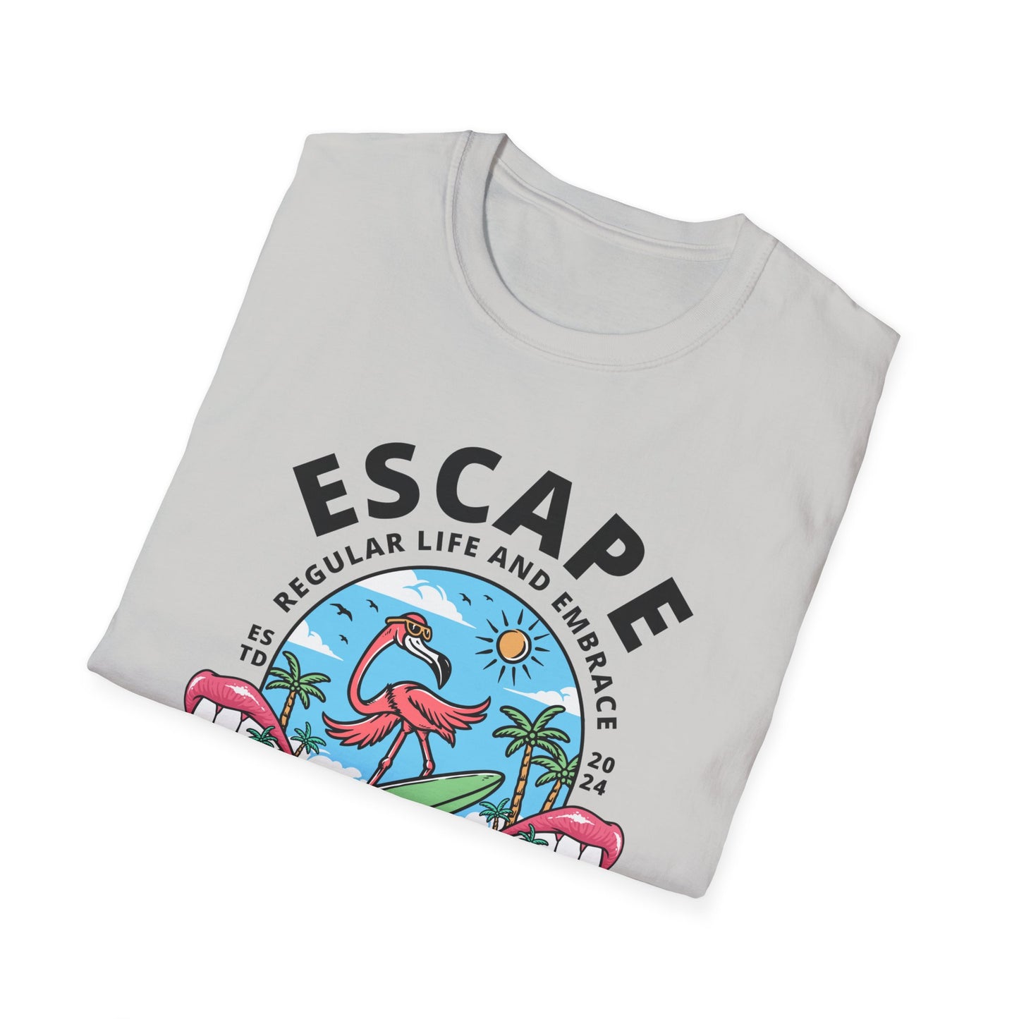 Escape To Paradise - Travel Adventure Graphic Tee