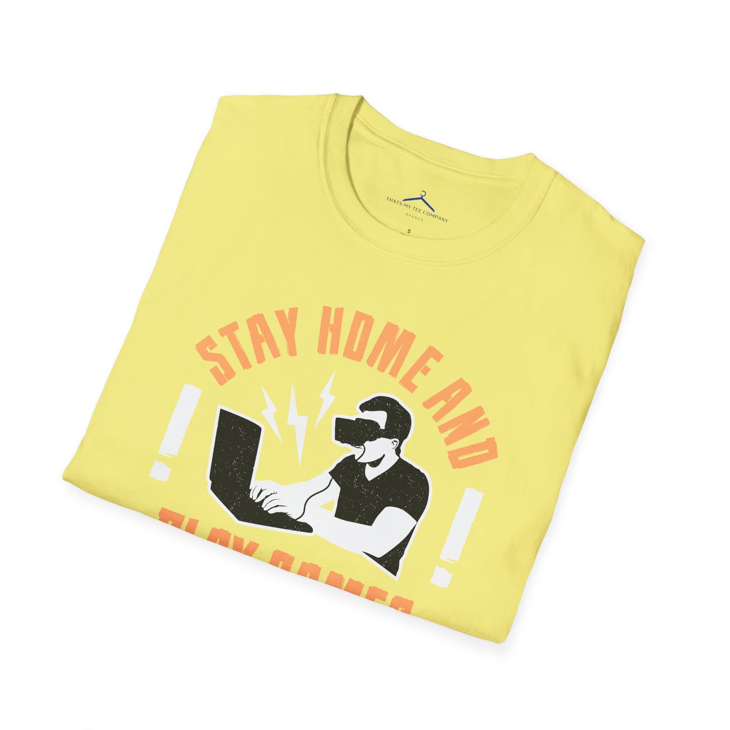 Stay Home and Play Gamer Tee