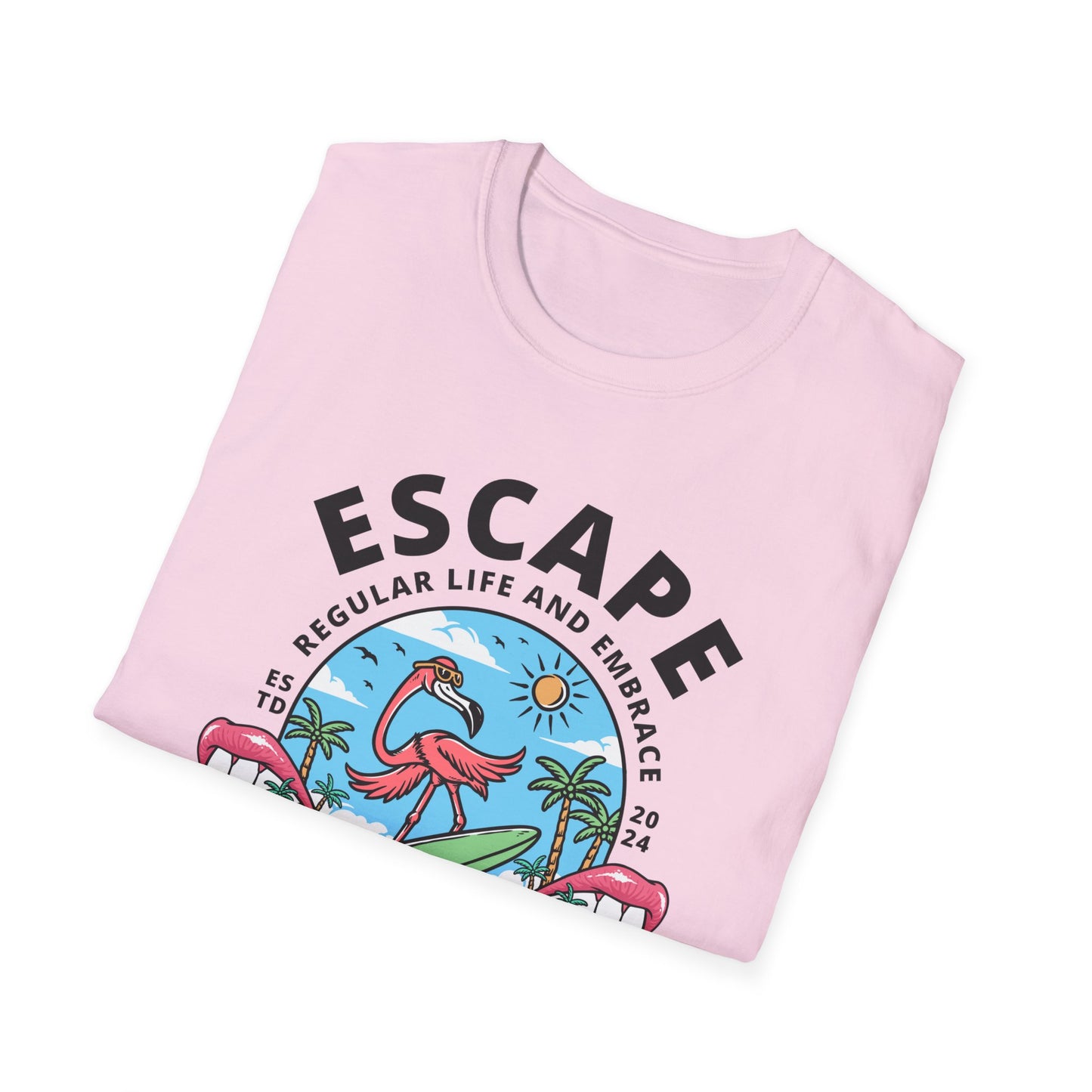 Escape To Paradise - Travel Adventure Graphic Tee