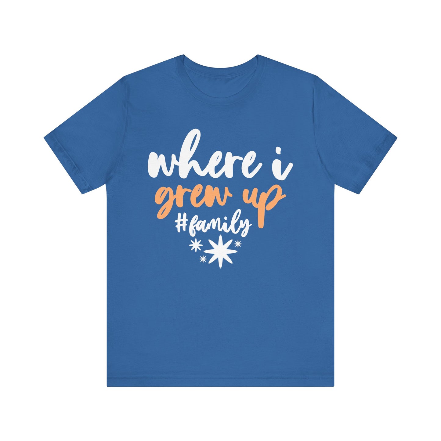 Where I Grew Up Family Tee