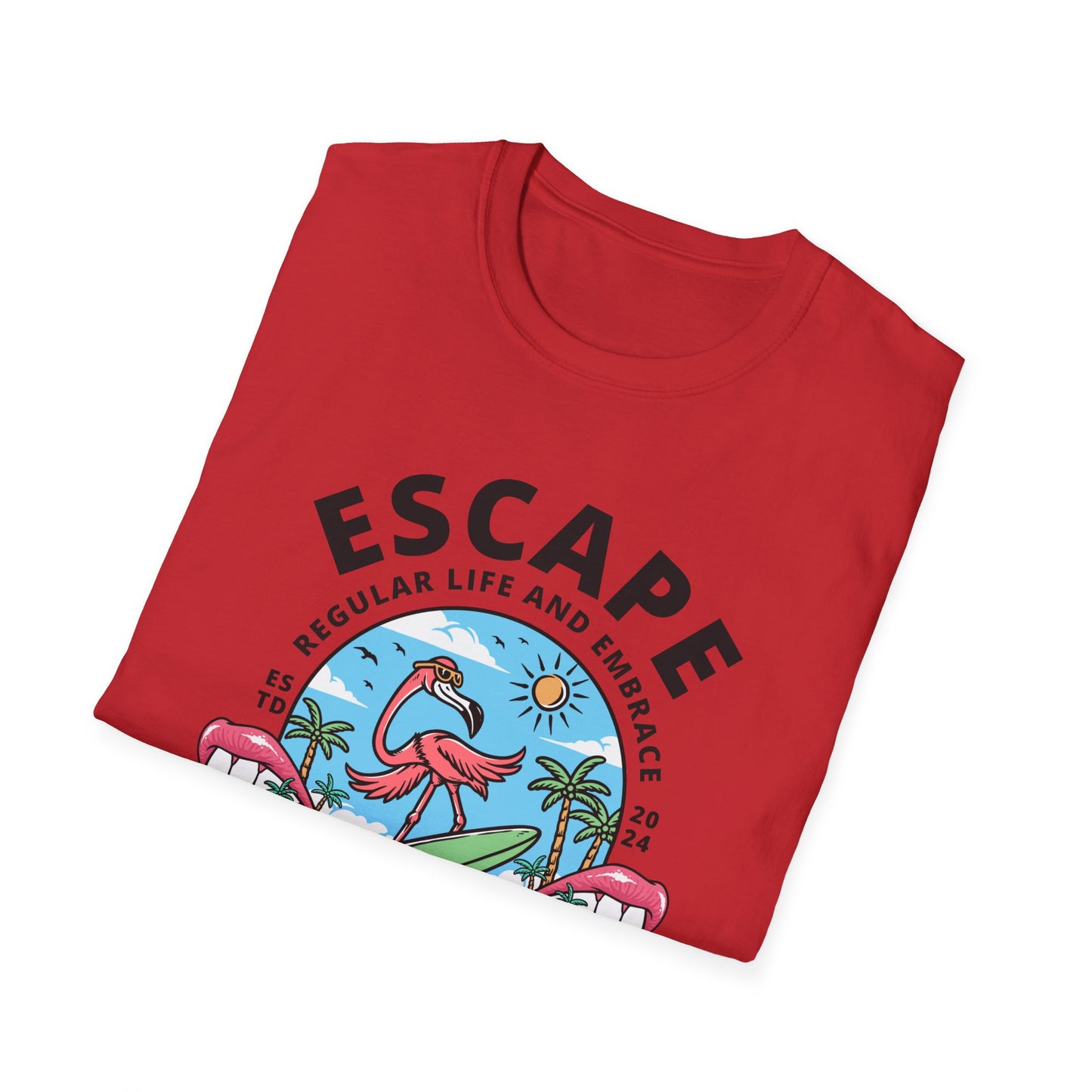 Escape To Paradise - Travel Adventure Graphic Tee