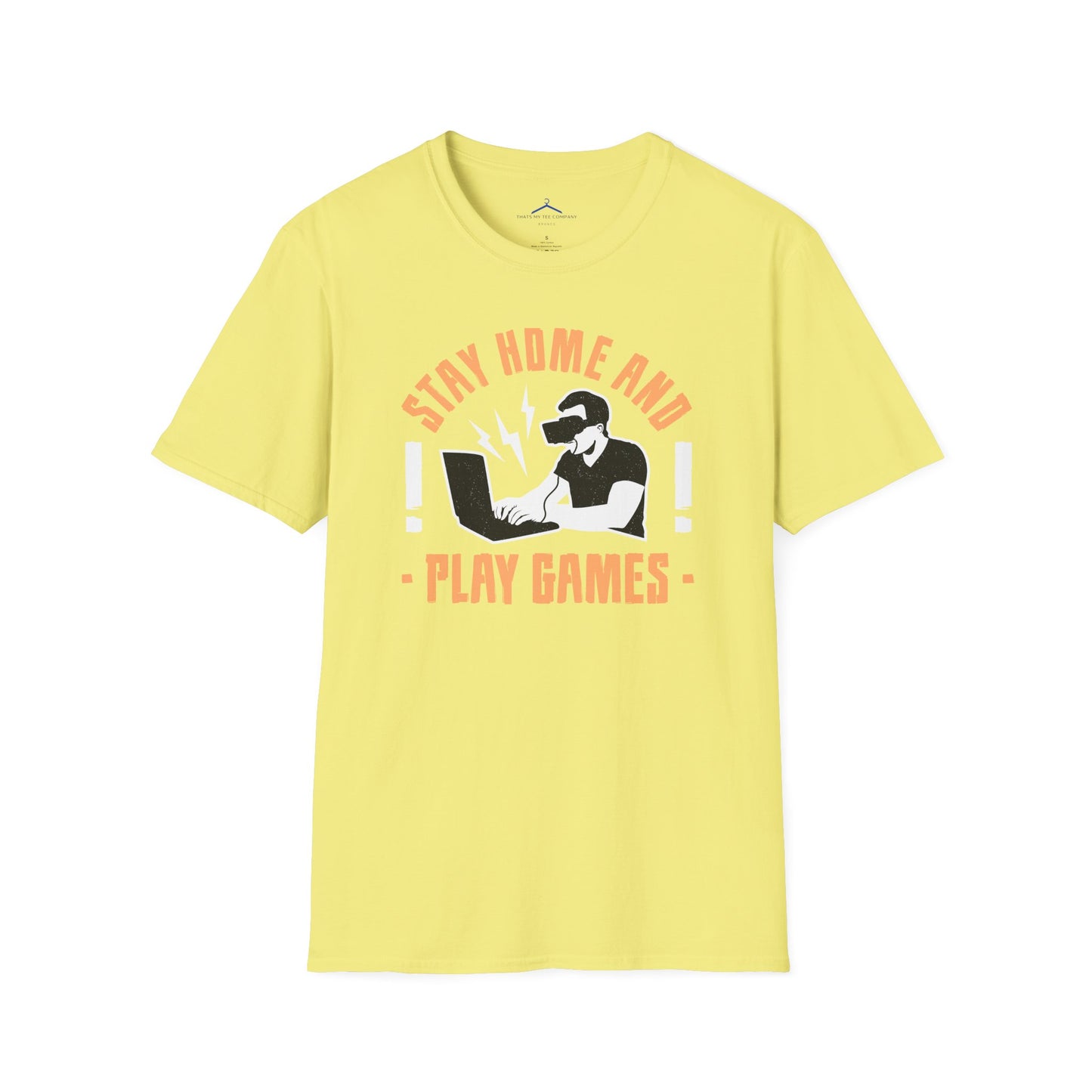 Stay Home and Play Gamer Tee