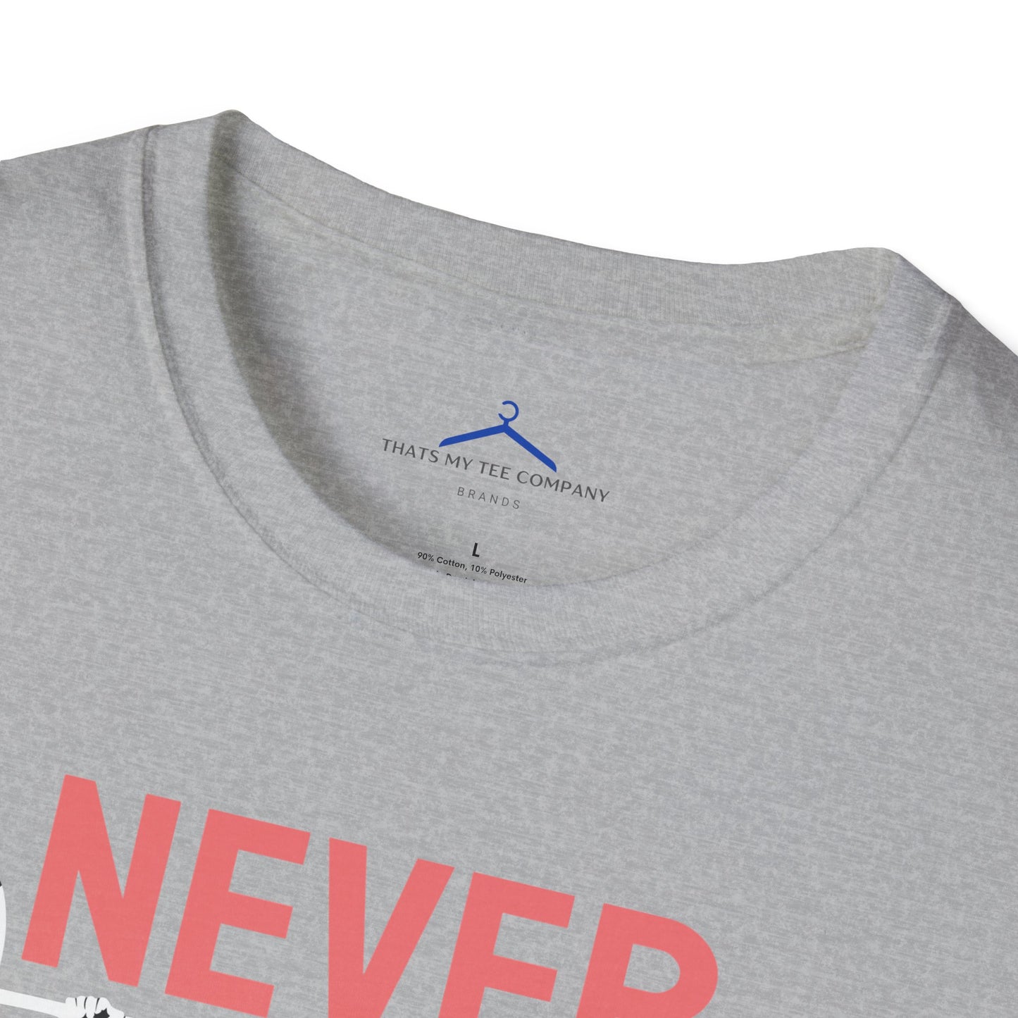 NEVER GIVE UP Fitness T-Shirt