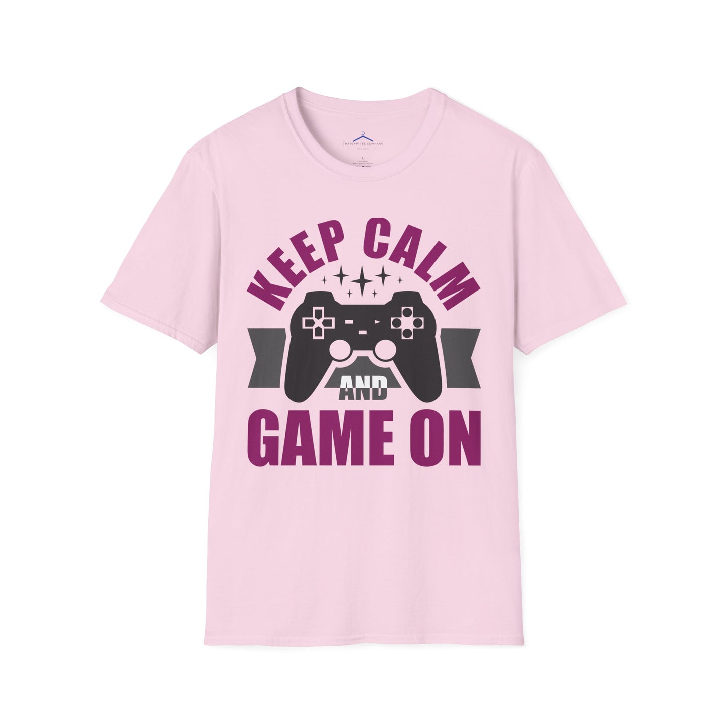 Keep Calm and Game On Gamer Tee