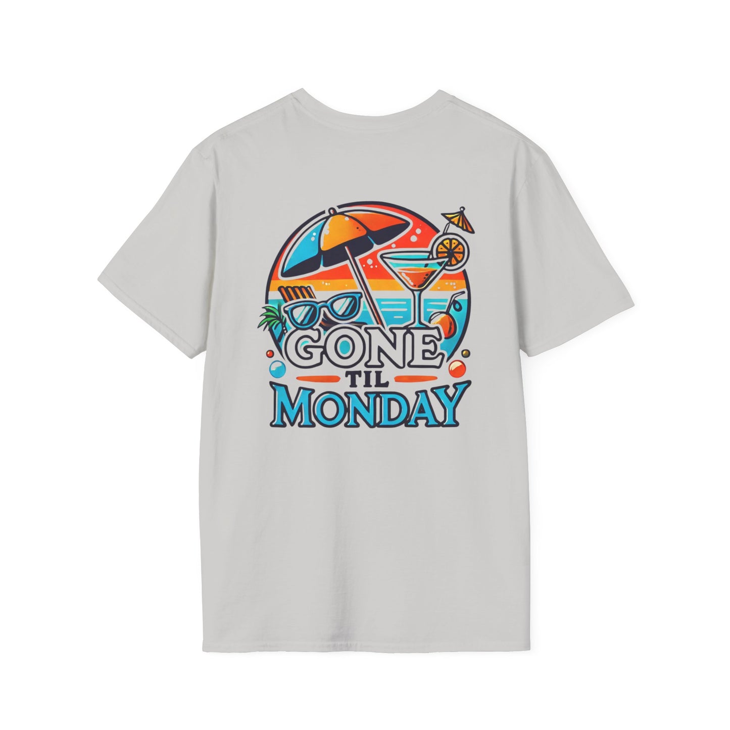 Gone Til Monday - Travel Adventure Graphic Tee