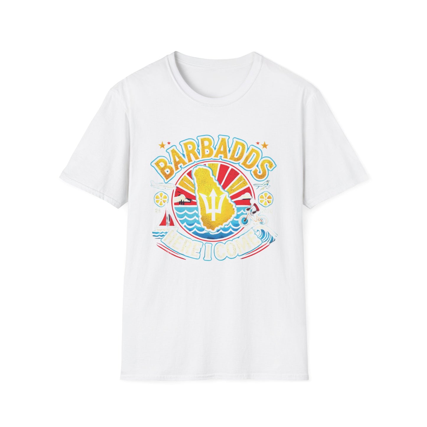 Barbados Here I Come - Travel Adventure Graphic Tee