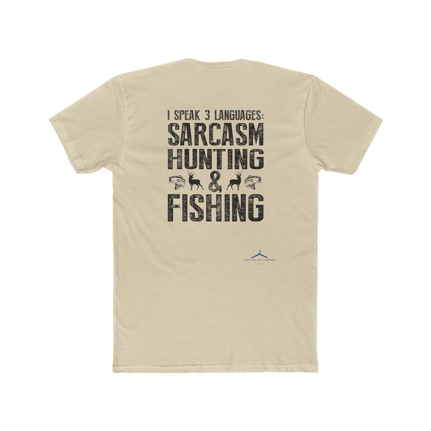 I speak 3 languages - Fishing Hobby Tee