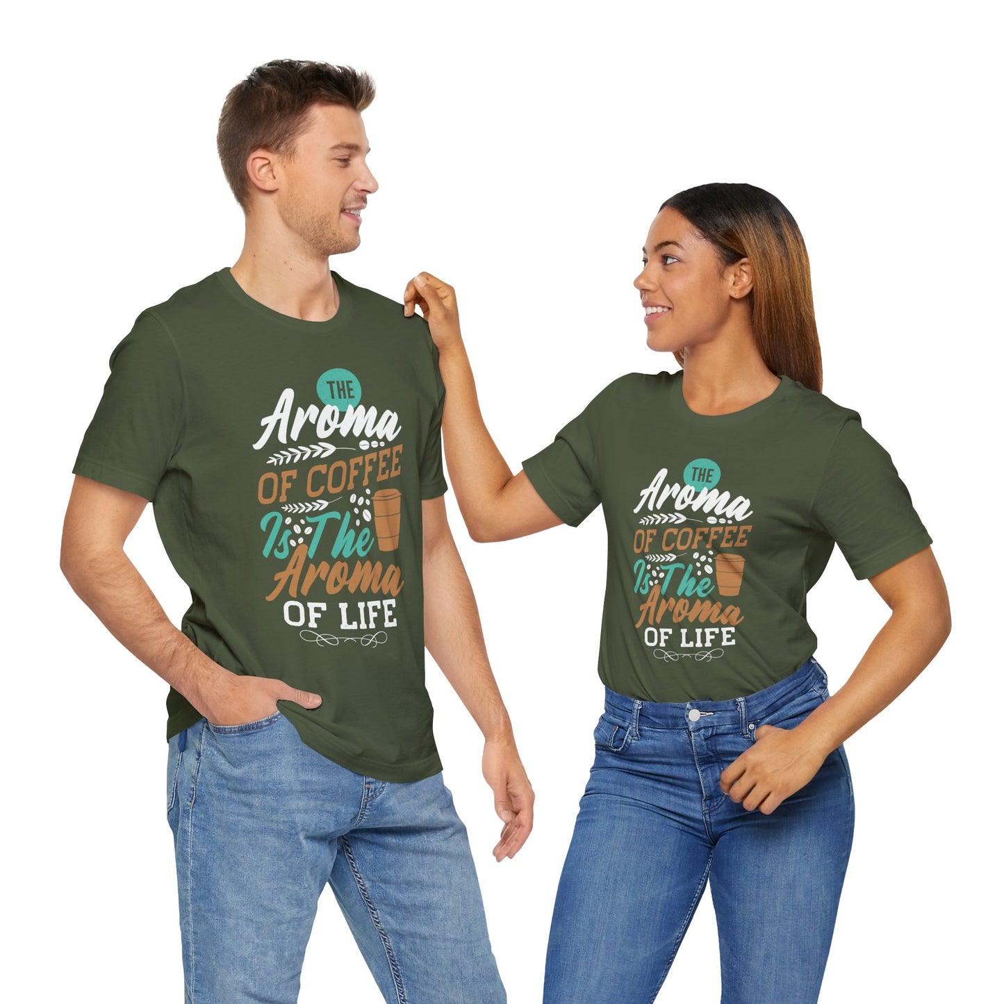 The Aroma of Coffee Is The Aroma of Life - Coffee Tee