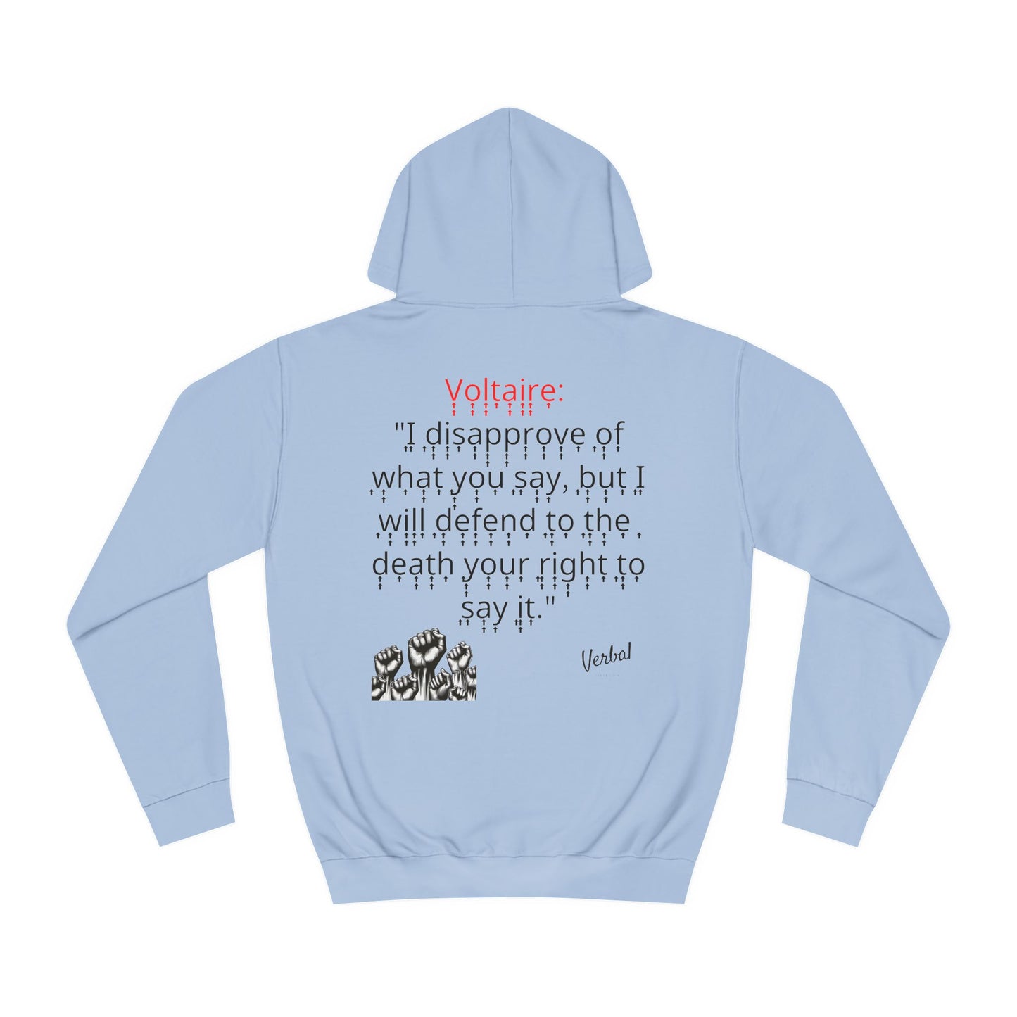 voltaire 18 Century - College Hoodie