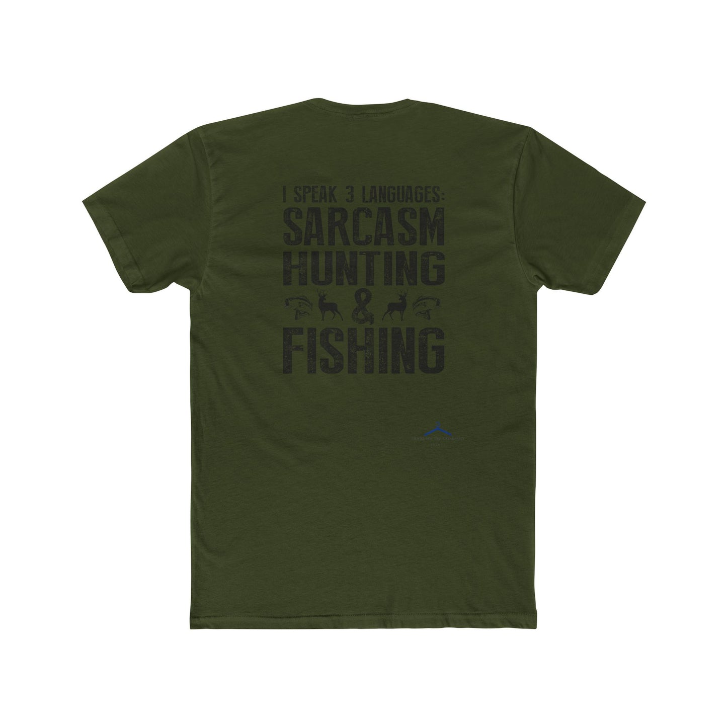 I speak 3 languages - Fishing Hobby Tee