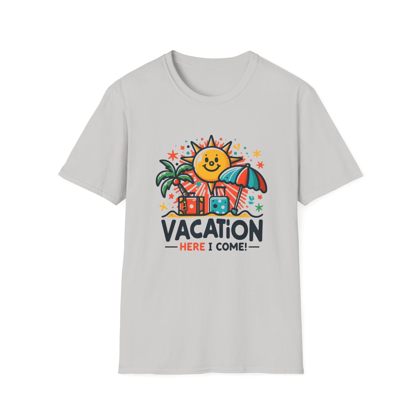 Vacation Here I Come - Travel Adventure Graphic Tee