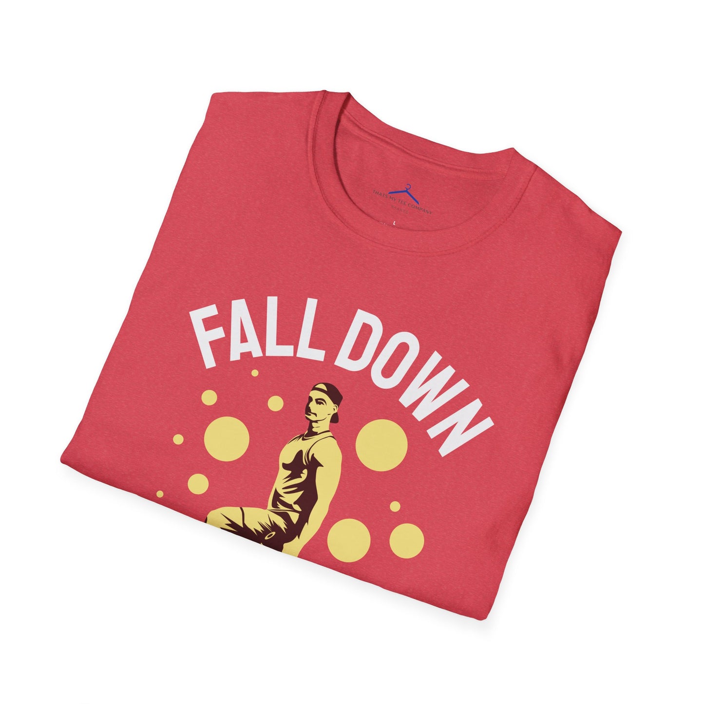 FALLDOWN Seven Times Get Up Eight Fitness T-Shirt