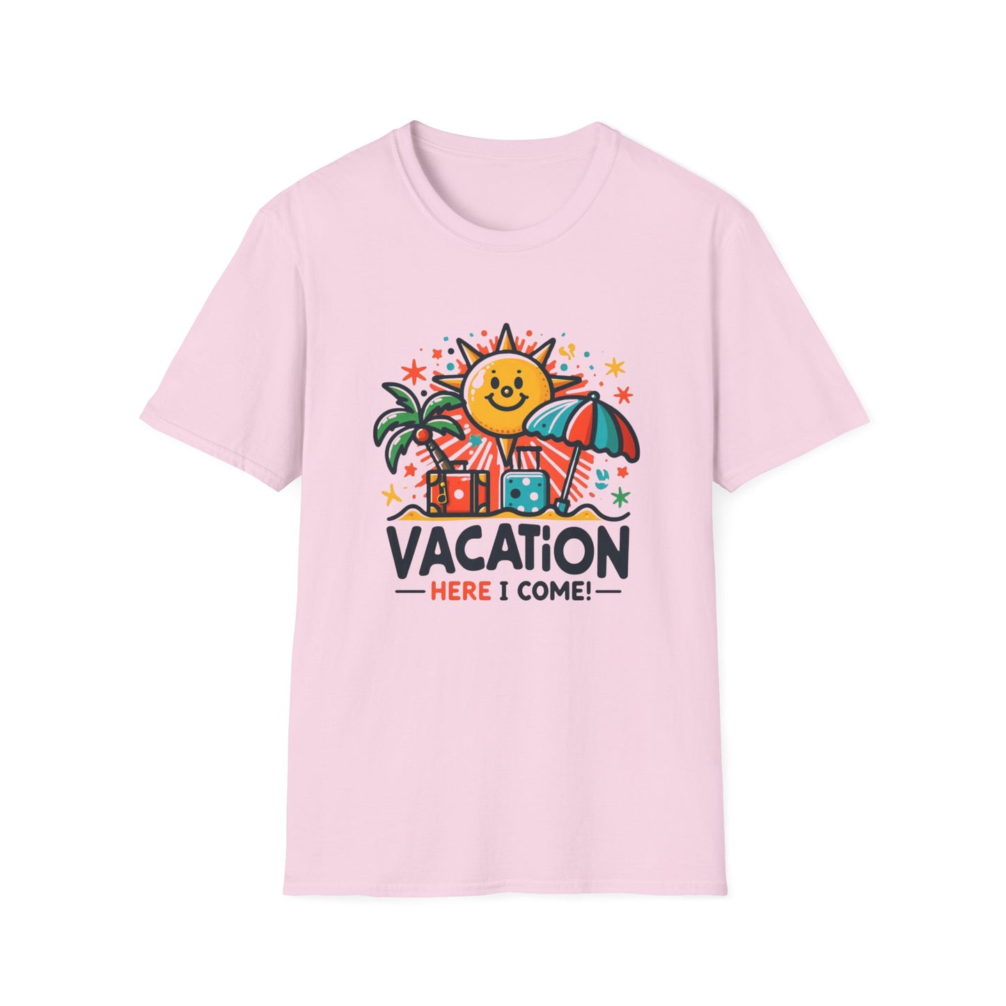 Vacation Here I Come - Travel Adventure Graphic Tee