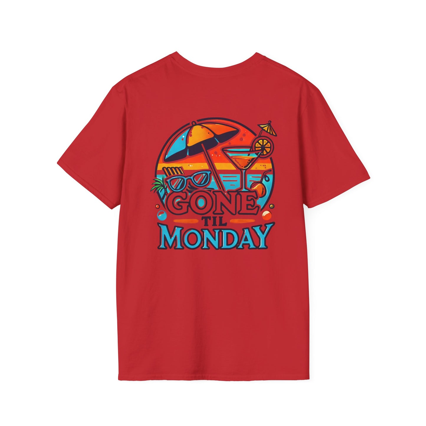 Gone Til Monday - Travel Adventure Graphic Tee