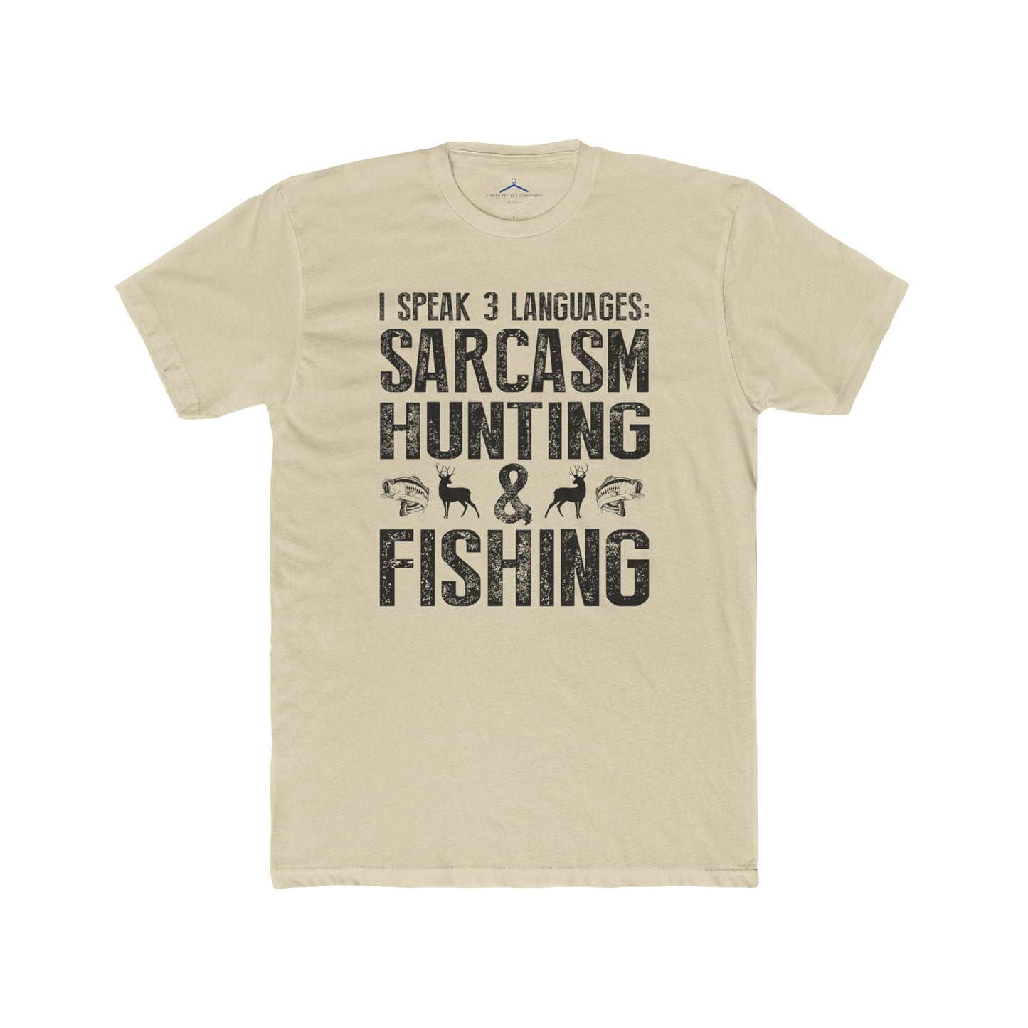 I speak 3 languages - Fishing Hobby Tee