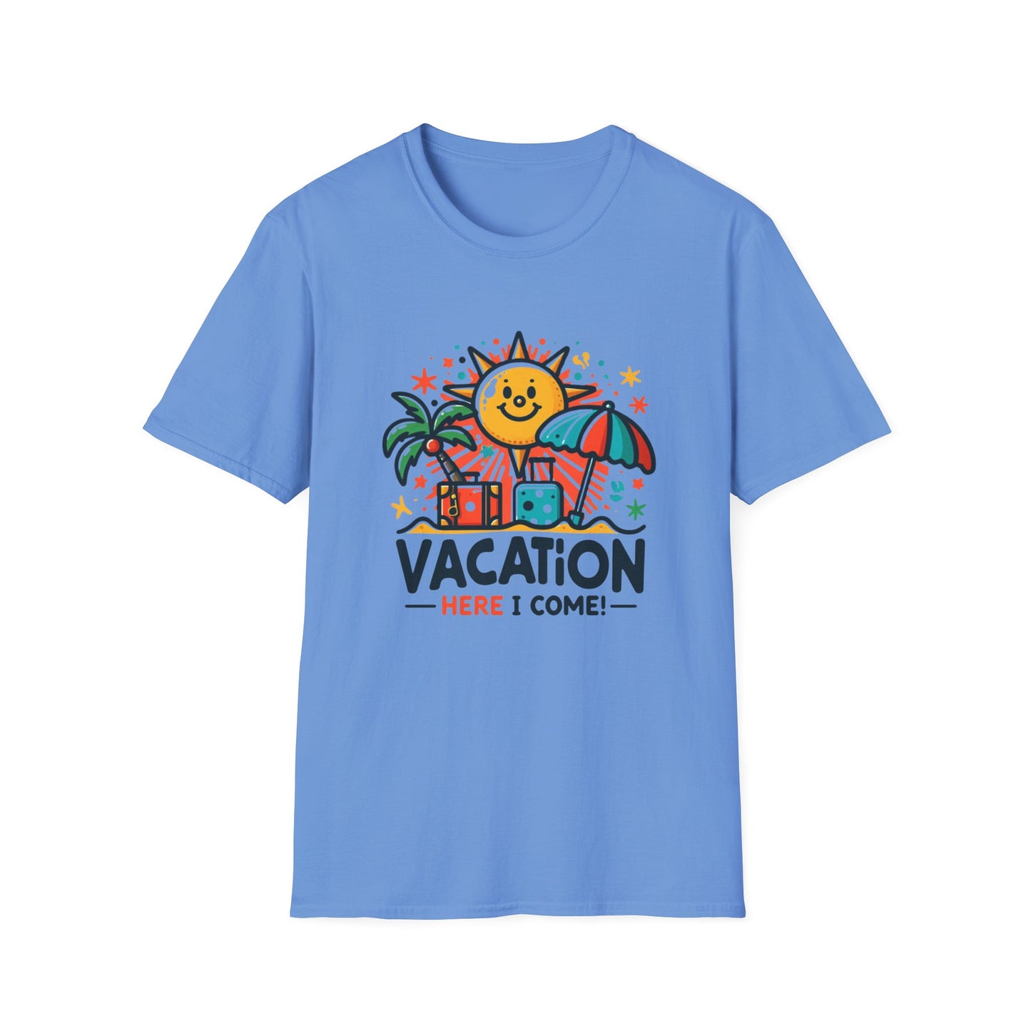 Vacation Here I Come - Travel Adventure Graphic Tee