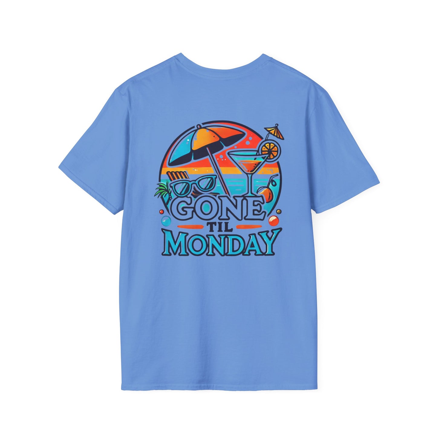 Gone Til Monday - Travel Adventure Graphic Tee