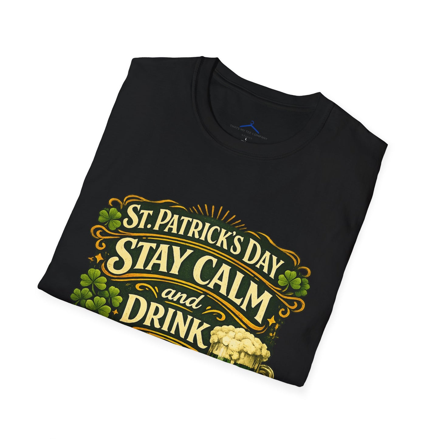 St. Patrick's Day "Stay Calm and Drink Green Beer" T-Shirt