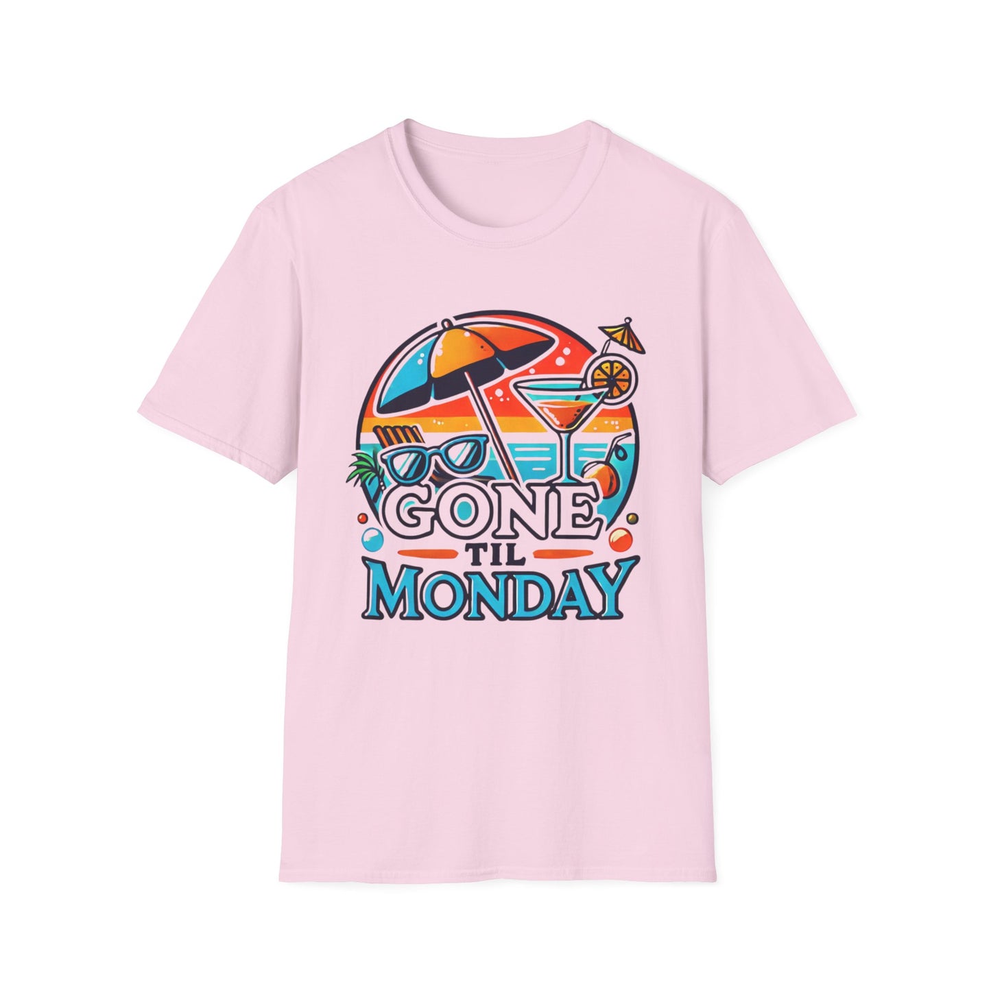 Gone Til Monday - Travel Adventure Graphic Tee