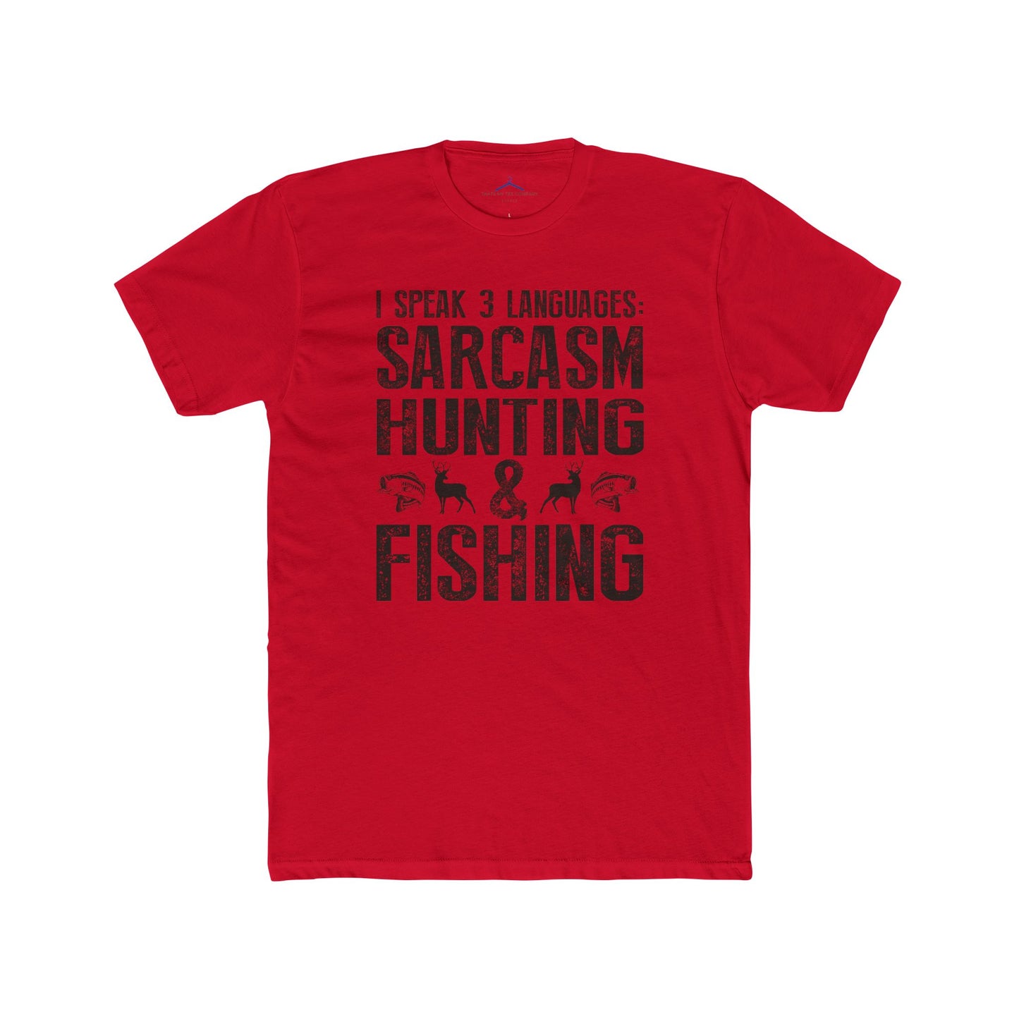 I speak 3 languages - Fishing Hobby Tee