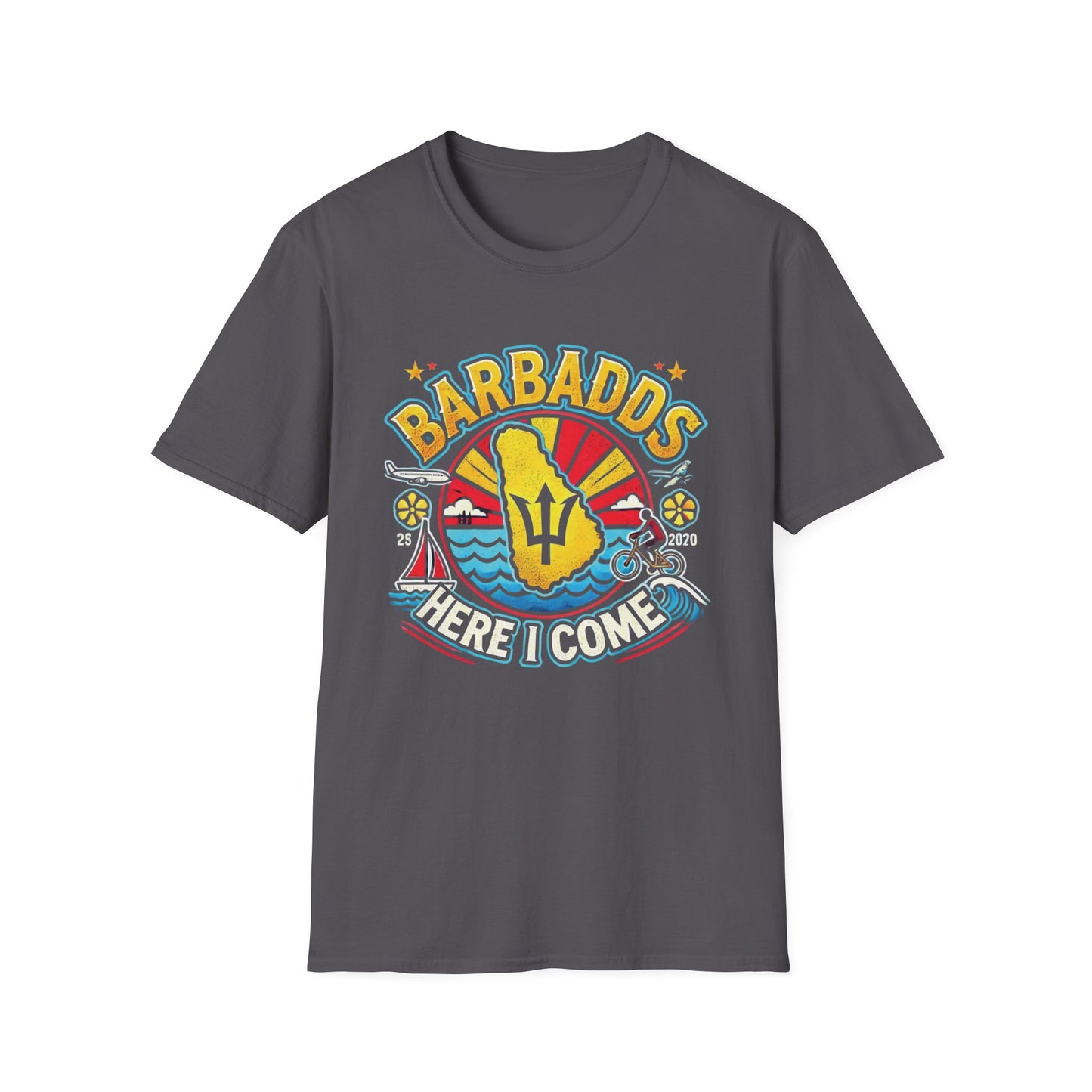 Barbados Here I Come - Travel Adventure Graphic Tee