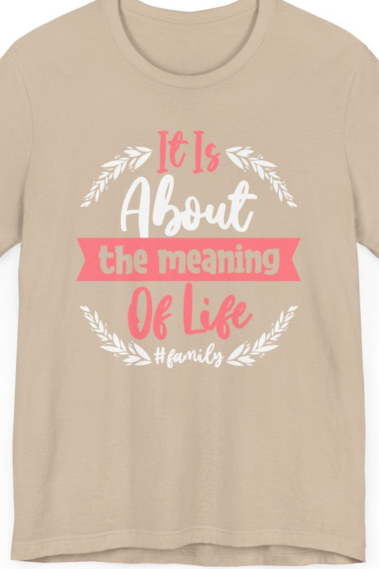 It is about the Meaning of Life Family Tee